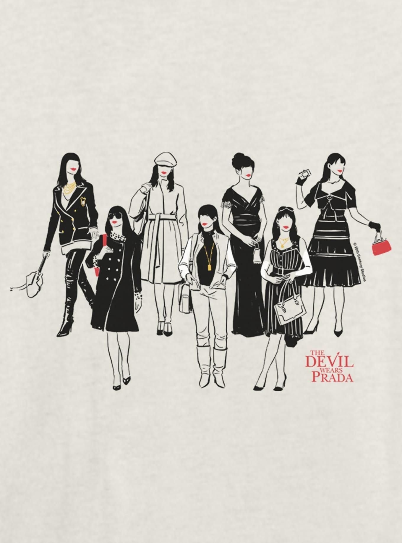 The Devil Wears Prada Andy's Fashion Girls Skimmer T-Shirt, EGRET, alternate