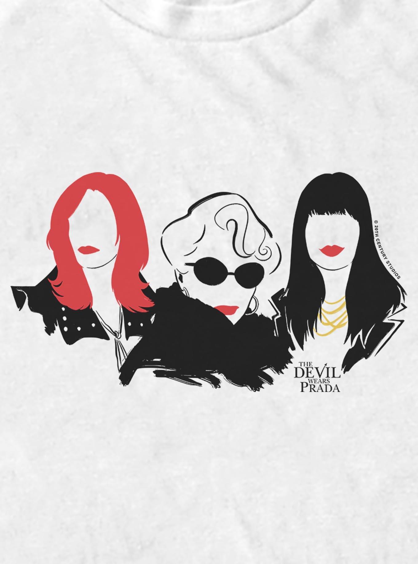 The Devil Wears Prada Red Lip Trio T-Shirt, WHITE, alternate