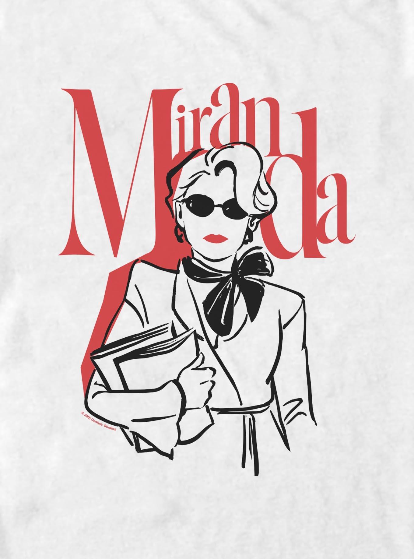 The Devil Wears Prada 2 Miranda Fashion Sketch T-Shirt, , hi-res