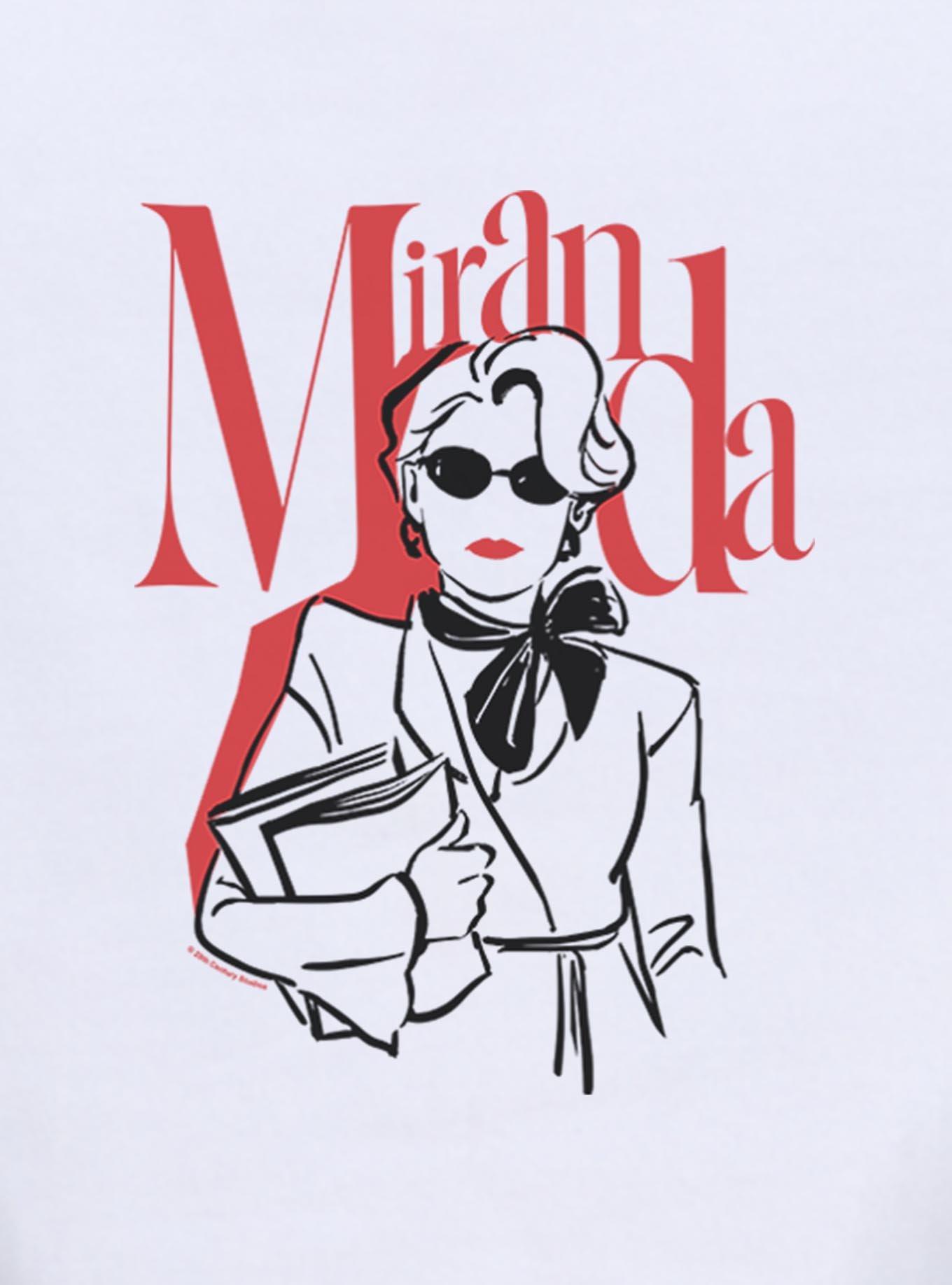 The Devil Wears Prada 2 Miranda Fashion Sketch Girls Cami, WHITE, alternate