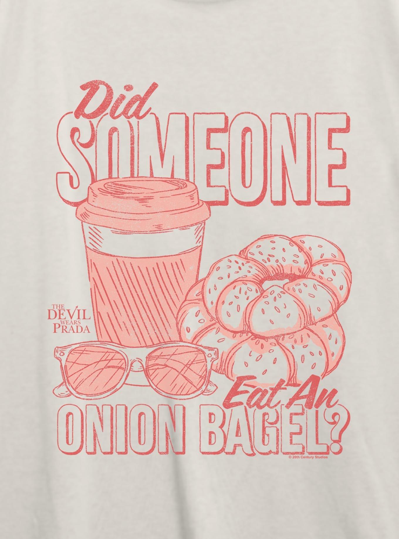 The Devil Wears Prada Onion Bagel Girls Oversized T-Shirt, EGRET, alternate