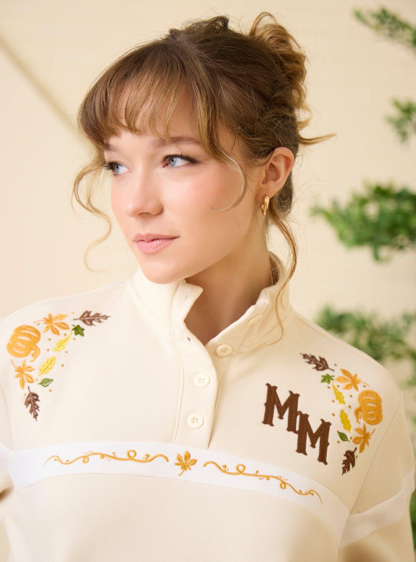 Her Universe Disney Mickey Mouse Fall Henley Pullover Her Universe Exclusive, MULTI, alternate - view 4
