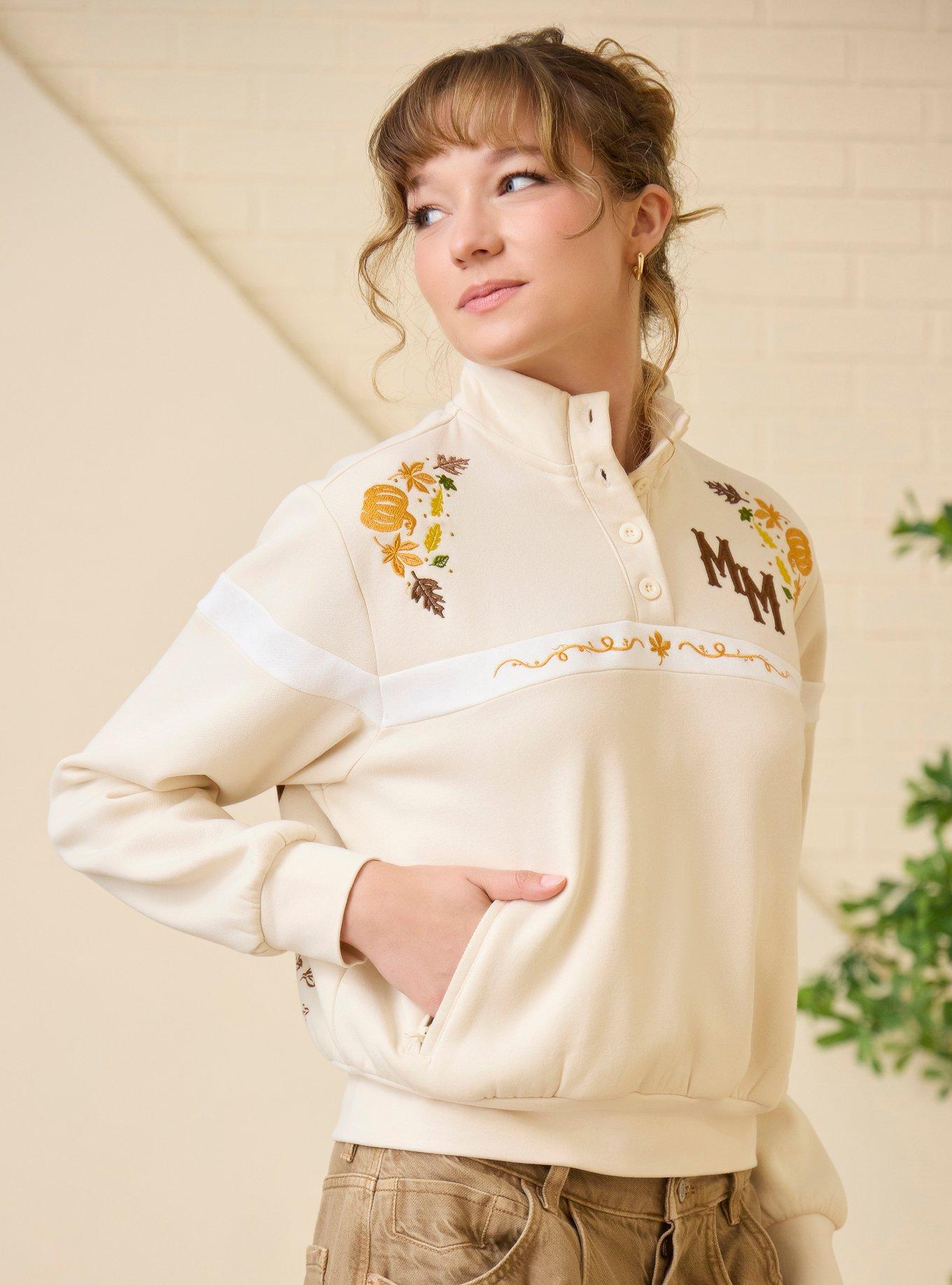 Her Universe Disney Mickey Mouse Fall Henley Pullover Her Universe Exclusive, MULTI, alternate - view 5