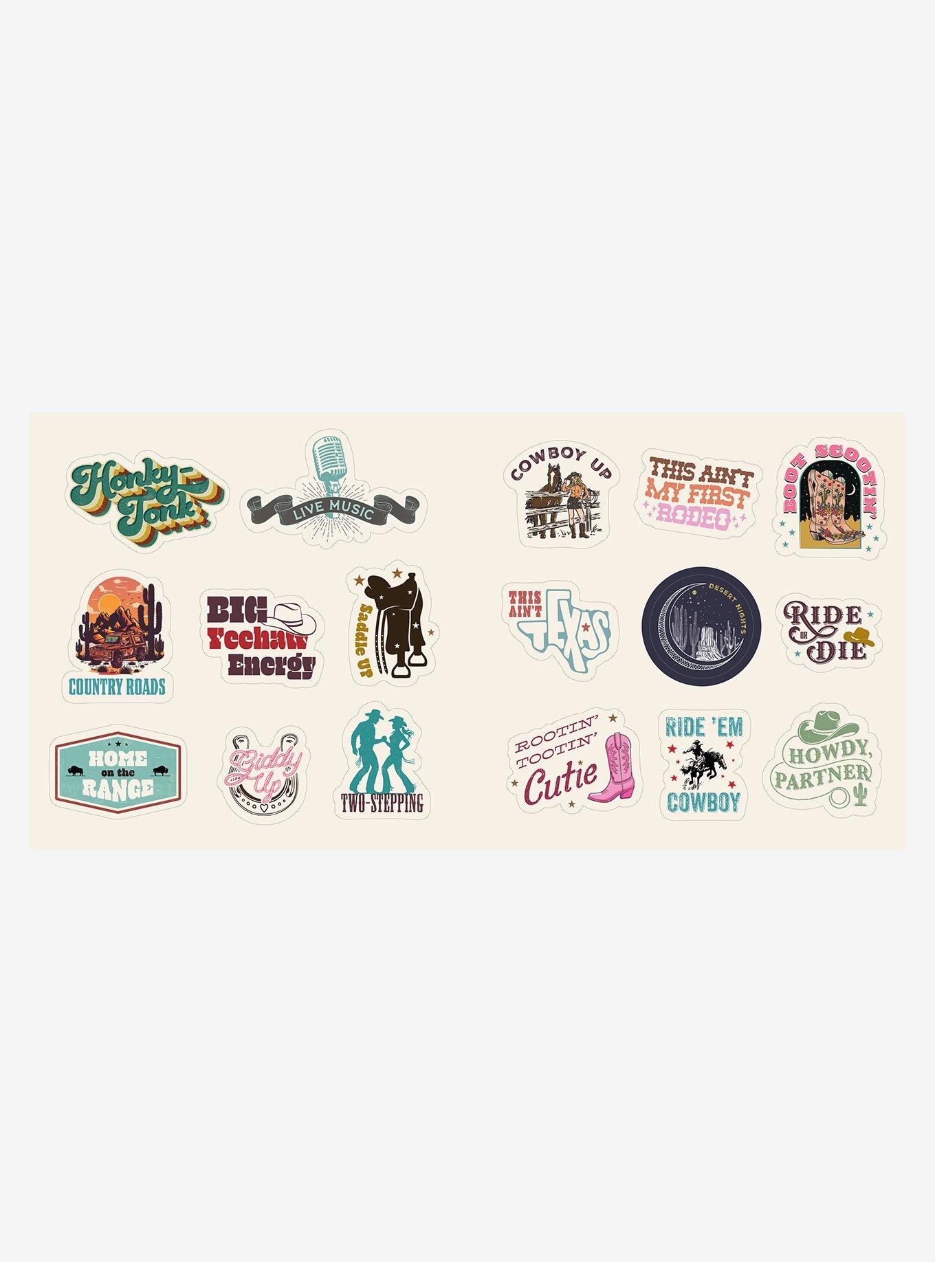 Western Sticker Sheet Set, , alternate