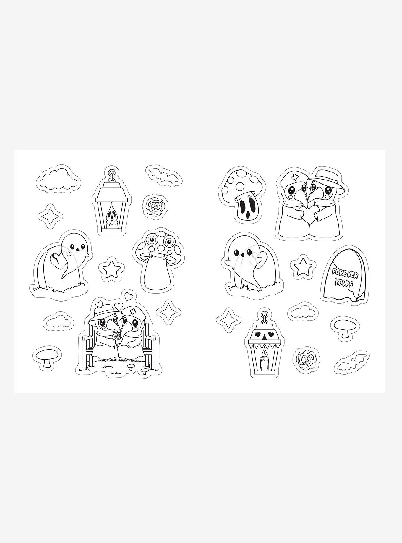 The Creepy Cute Color Your Own Sticker Book, , hi-res