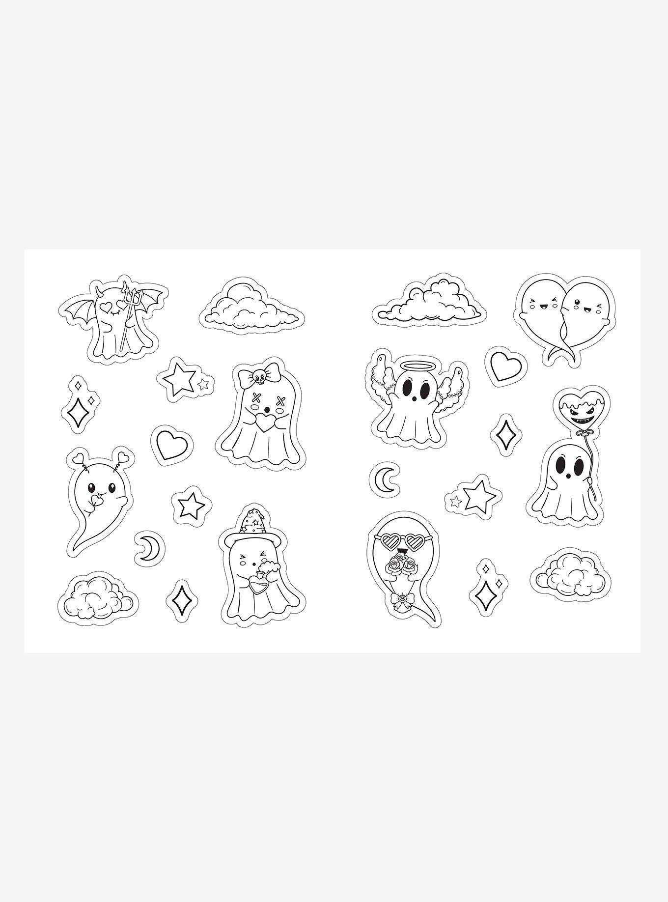 The Creepy Cute Color Your Own Sticker Book, , alternate - view 3