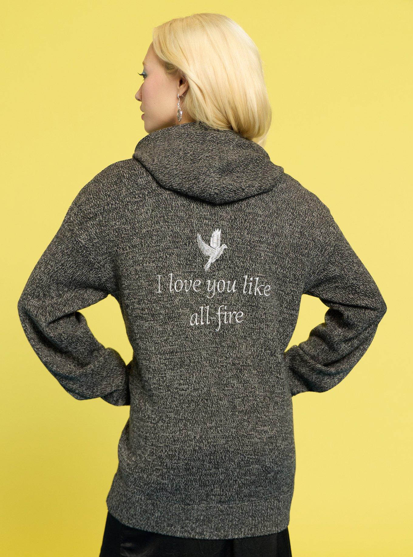 The Hunger Games: Sunrise On The Reaping Birds Girls Oversized Hooded Cardigan, MULTI, alternate - view 2