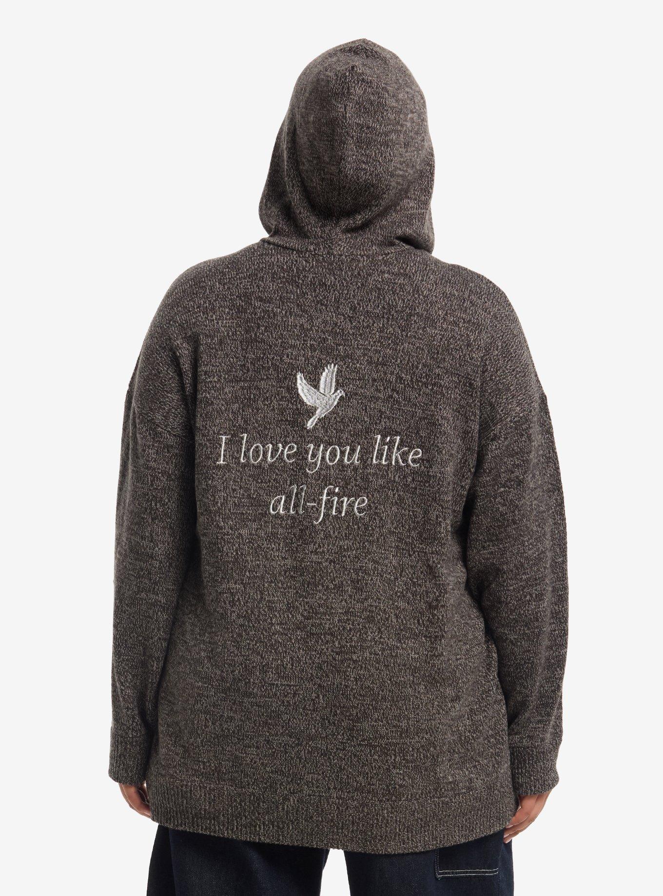 The Hunger Games: Sunrise On The Reaping Birds Girls Oversized Hooded Cardigan Plus Size, MULTI, alternate - view 2