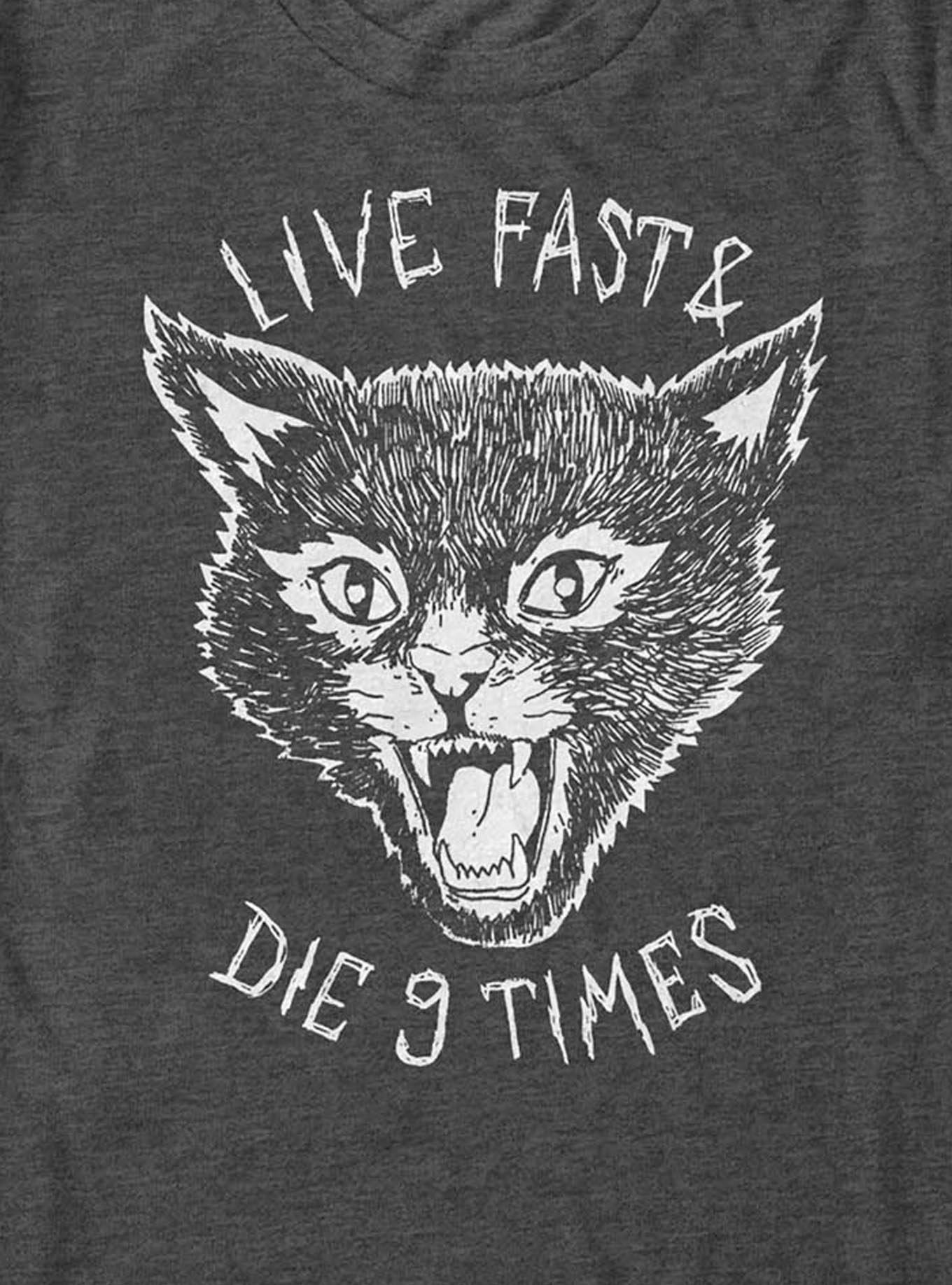 Cat With 9 Lives T-Shirt, , hi-res