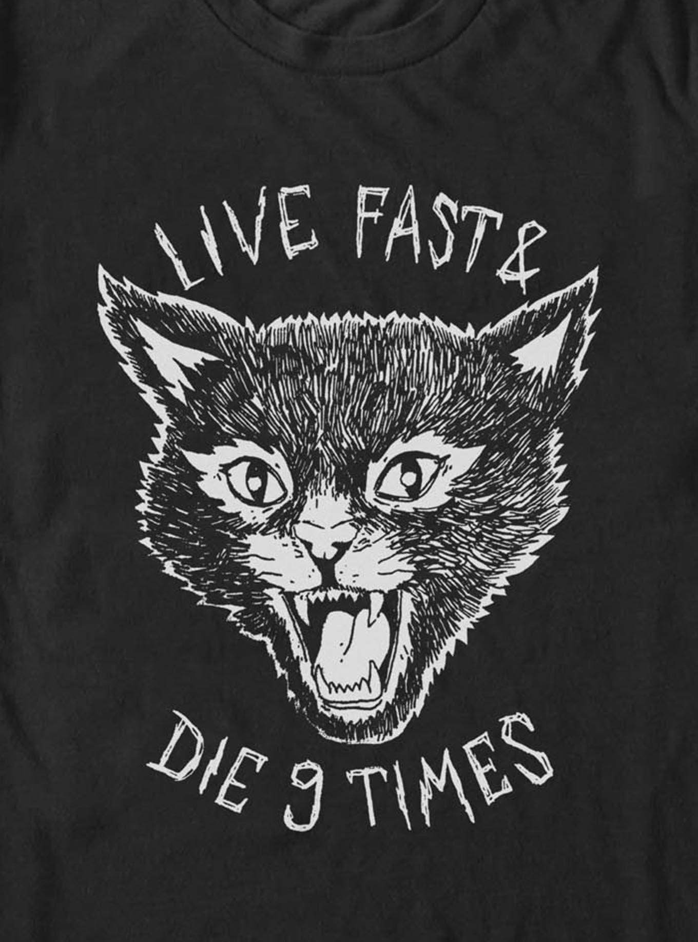 Cat With 9 Lives T-Shirt, , hi-res