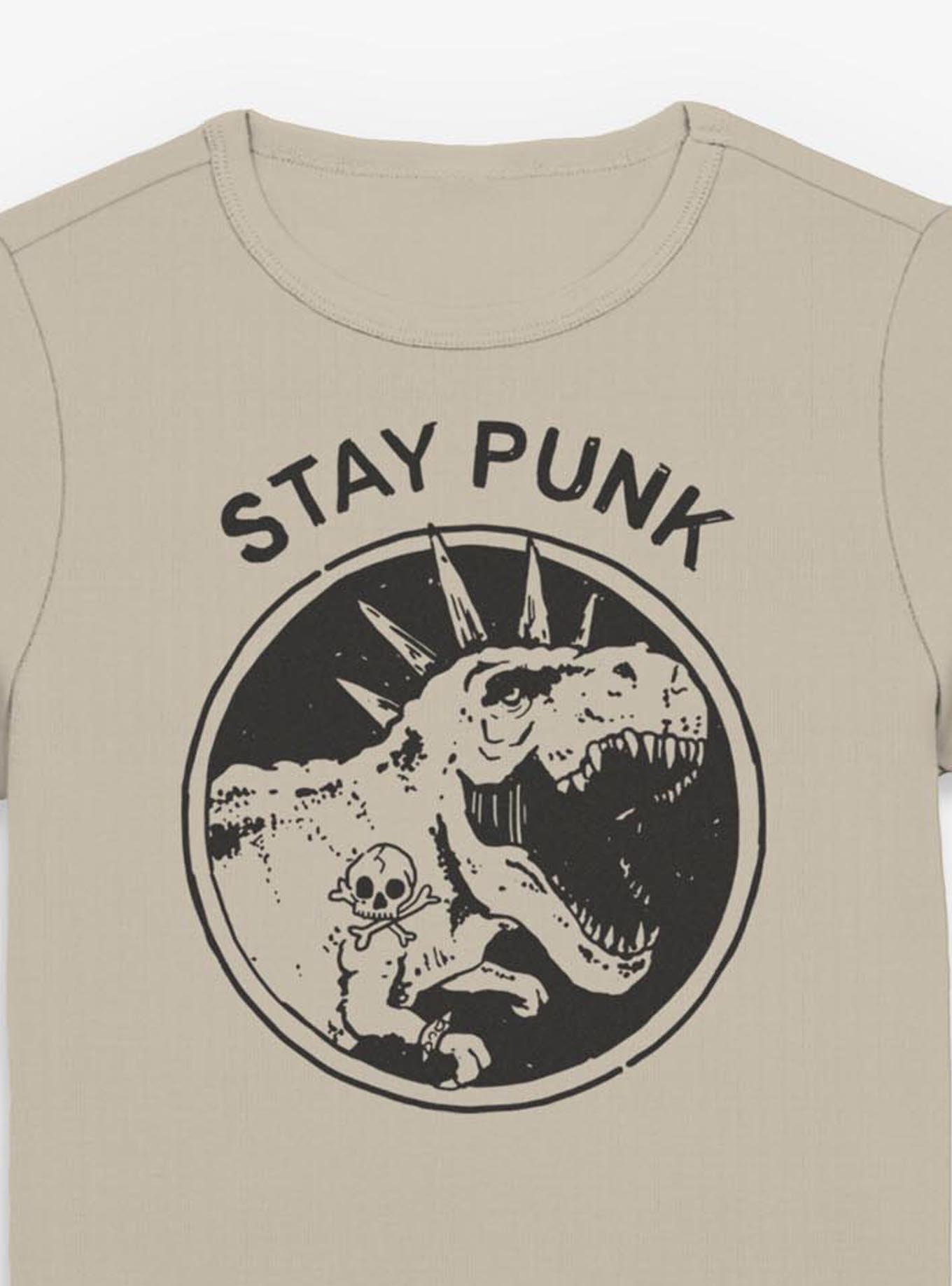 Stay Punk Dino Girls Baby T-Shirt, , hi-res