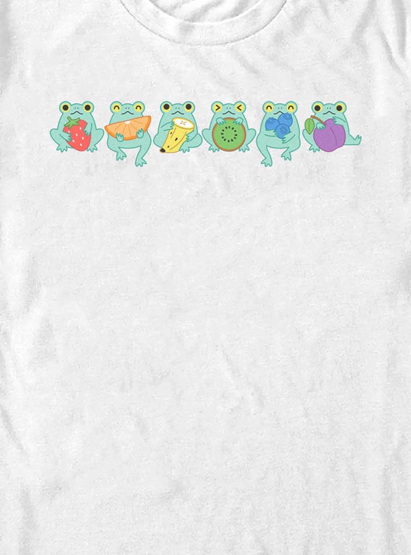 Frogs N Fruits T-Shirt, WHITE, alternate