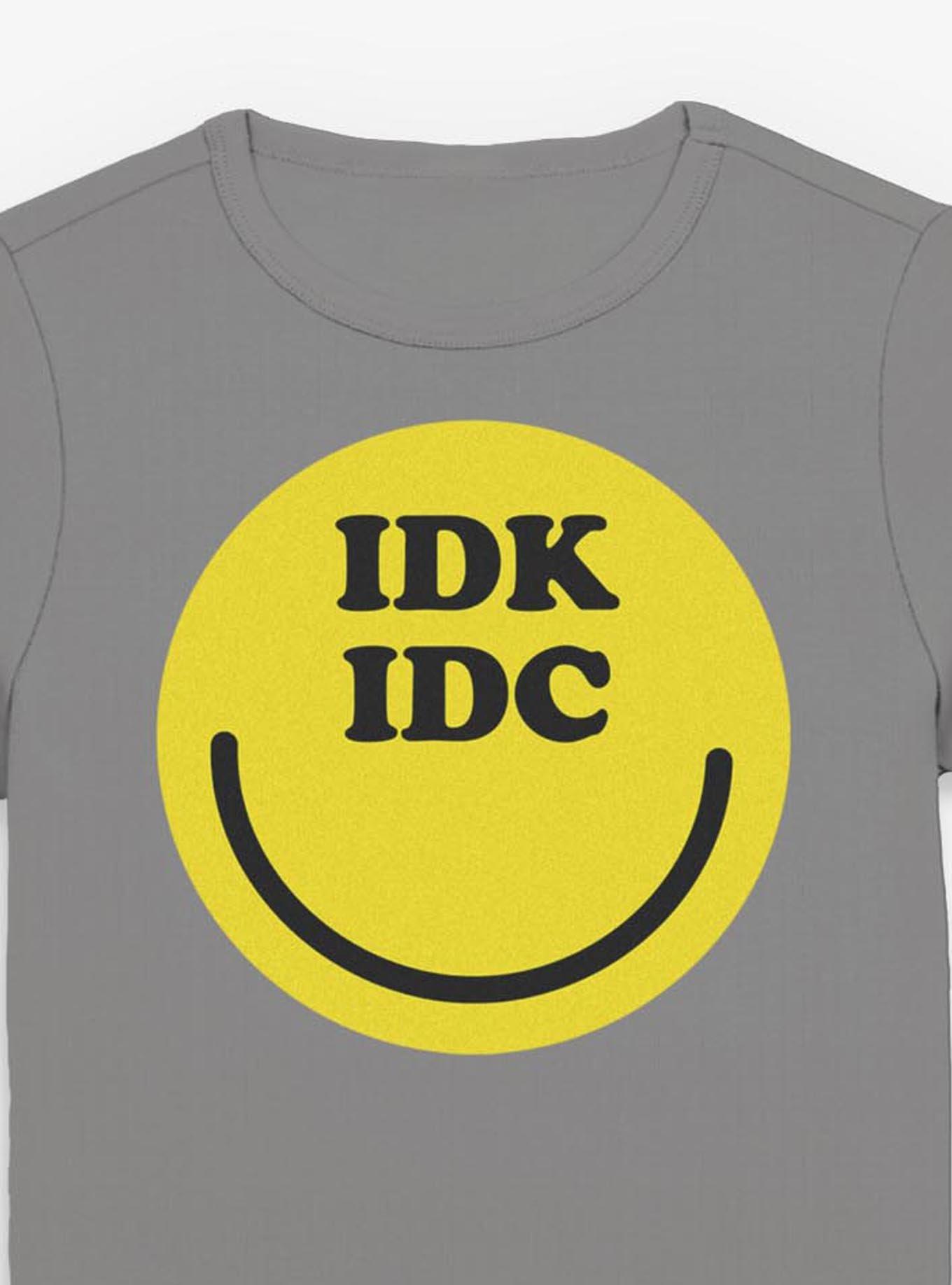 Idk Idc Smile T-Shirt, , hi-res