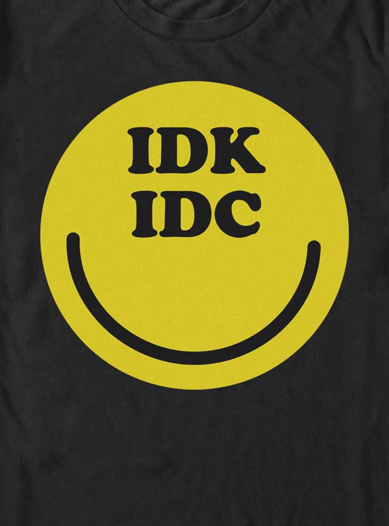 Idk Idc Smile T-Shirt, , hi-res