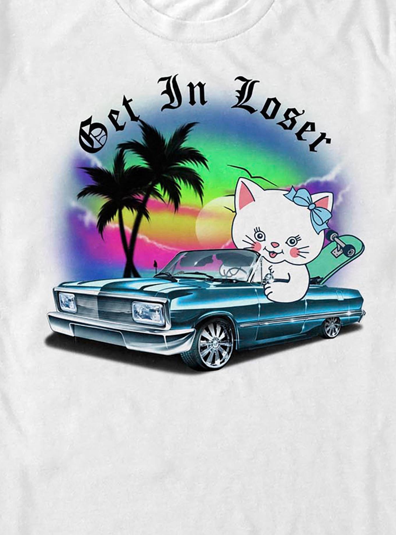 Cat Riding In The Sunset T-Shirt, , hi-res