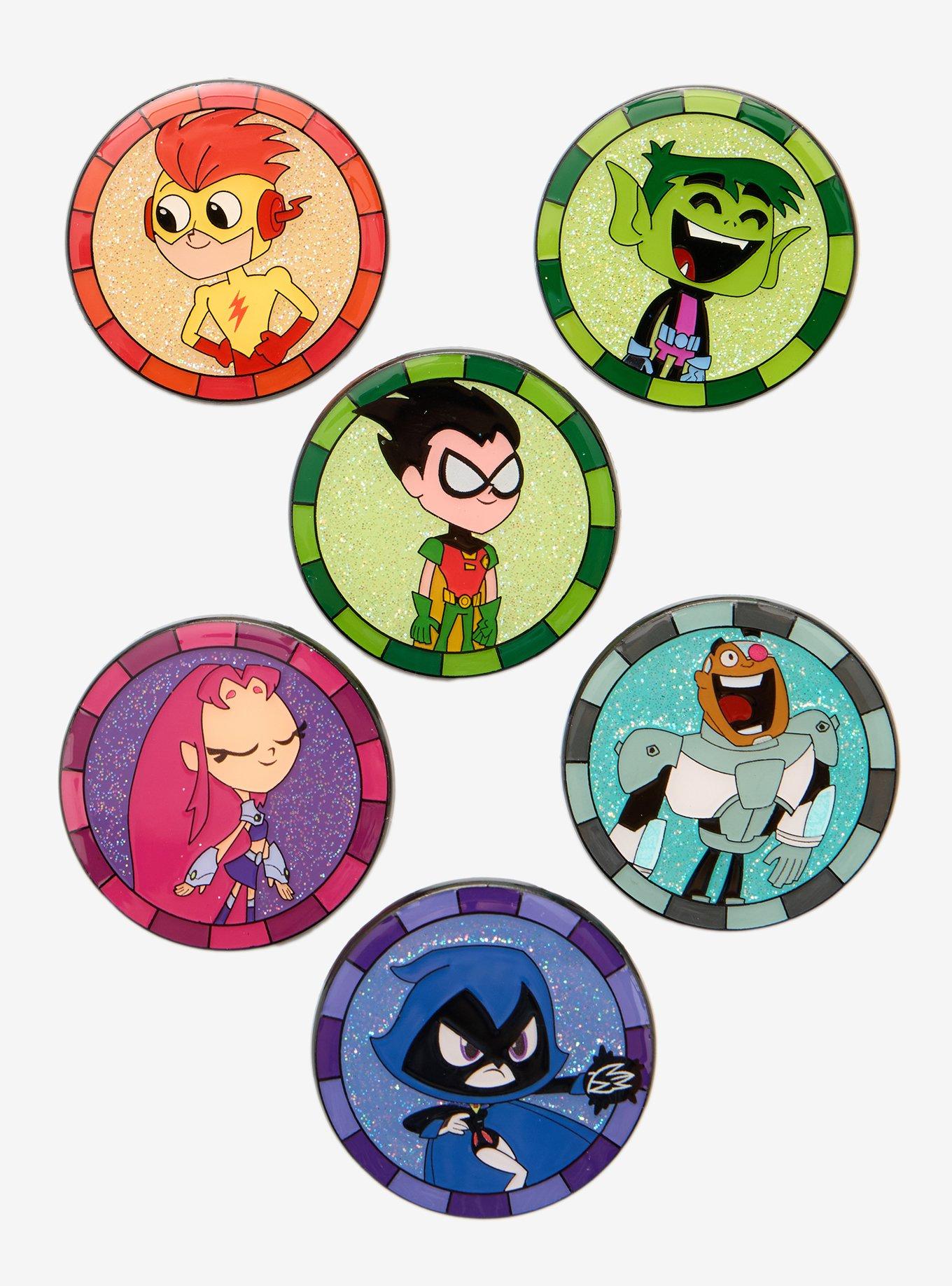 DC Comics Teen Titans Go! Character Blind Box Enamel Pin, , hi-res