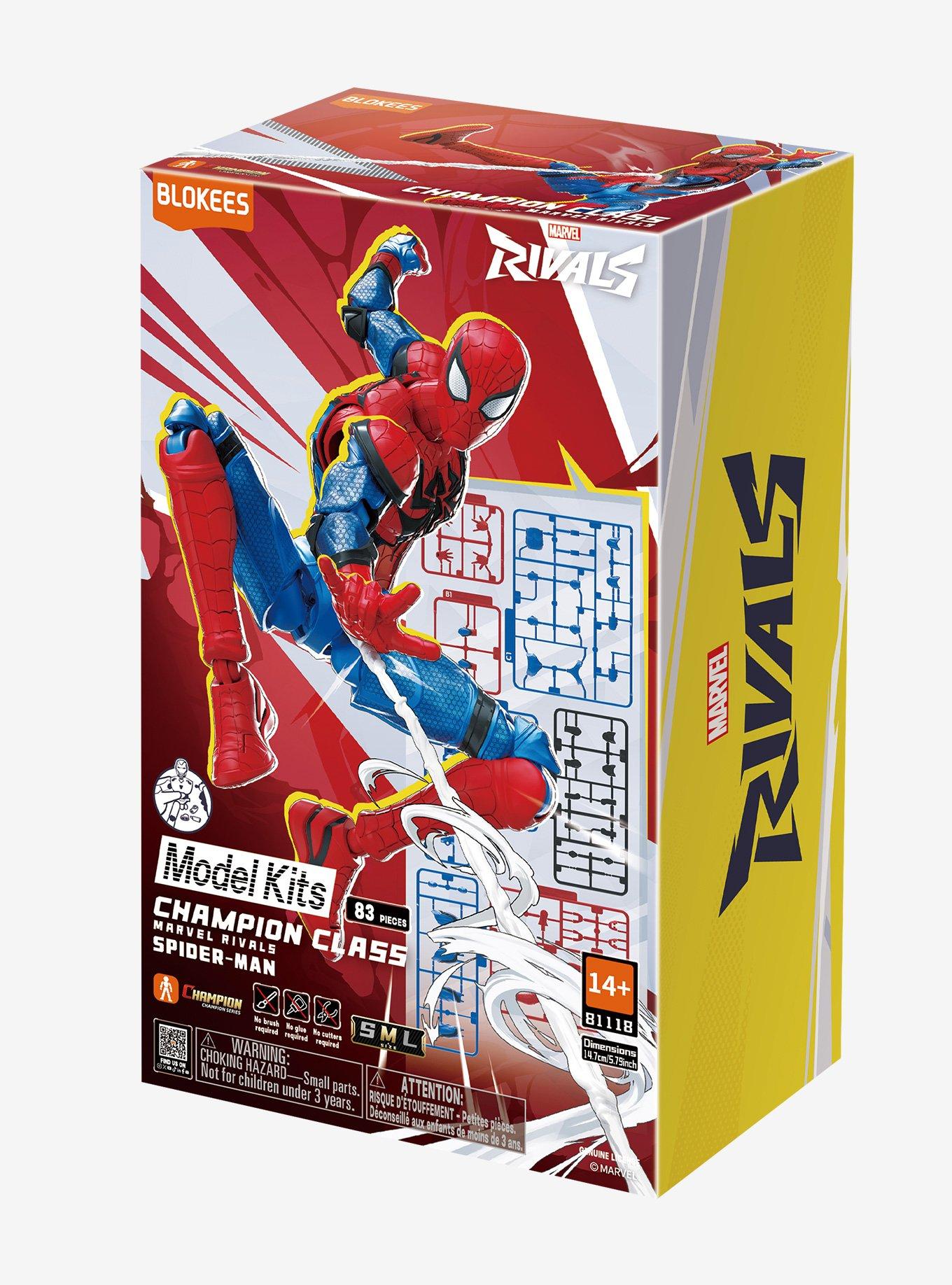Blokees Marvel Rivals Champion Class 06 Spider-Man Model Kit, , alternate - view 5