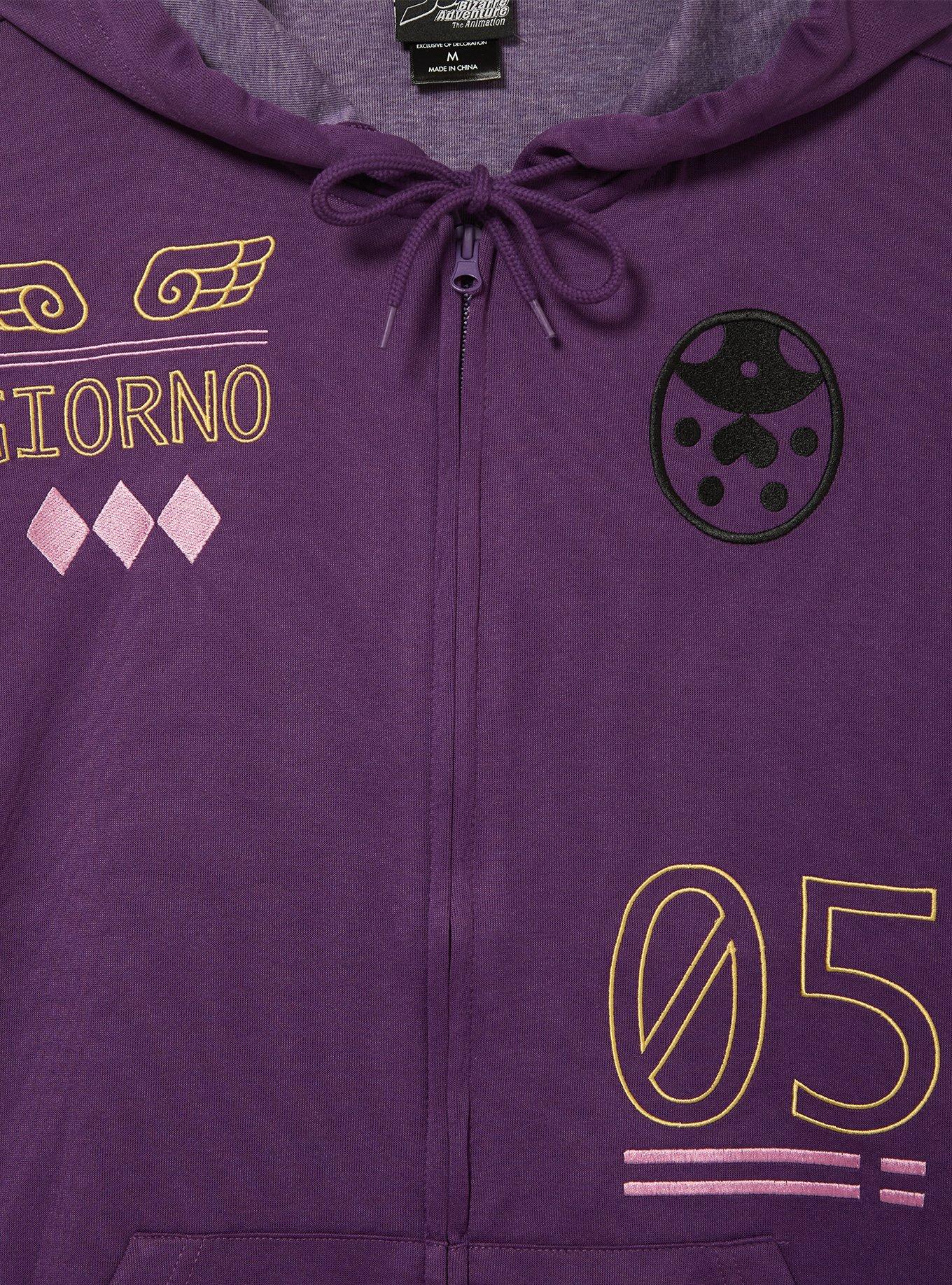 JoJo's Bizarre Adventure: Golden Wind Giorno Zippered Hoodie - BoxLunch Exclusive