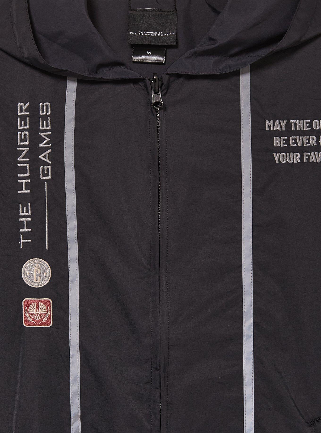 The Hunger Games Tribute Reversible Windbreaker - BoxLunch Exclusive, BLACK, alternate - view 3