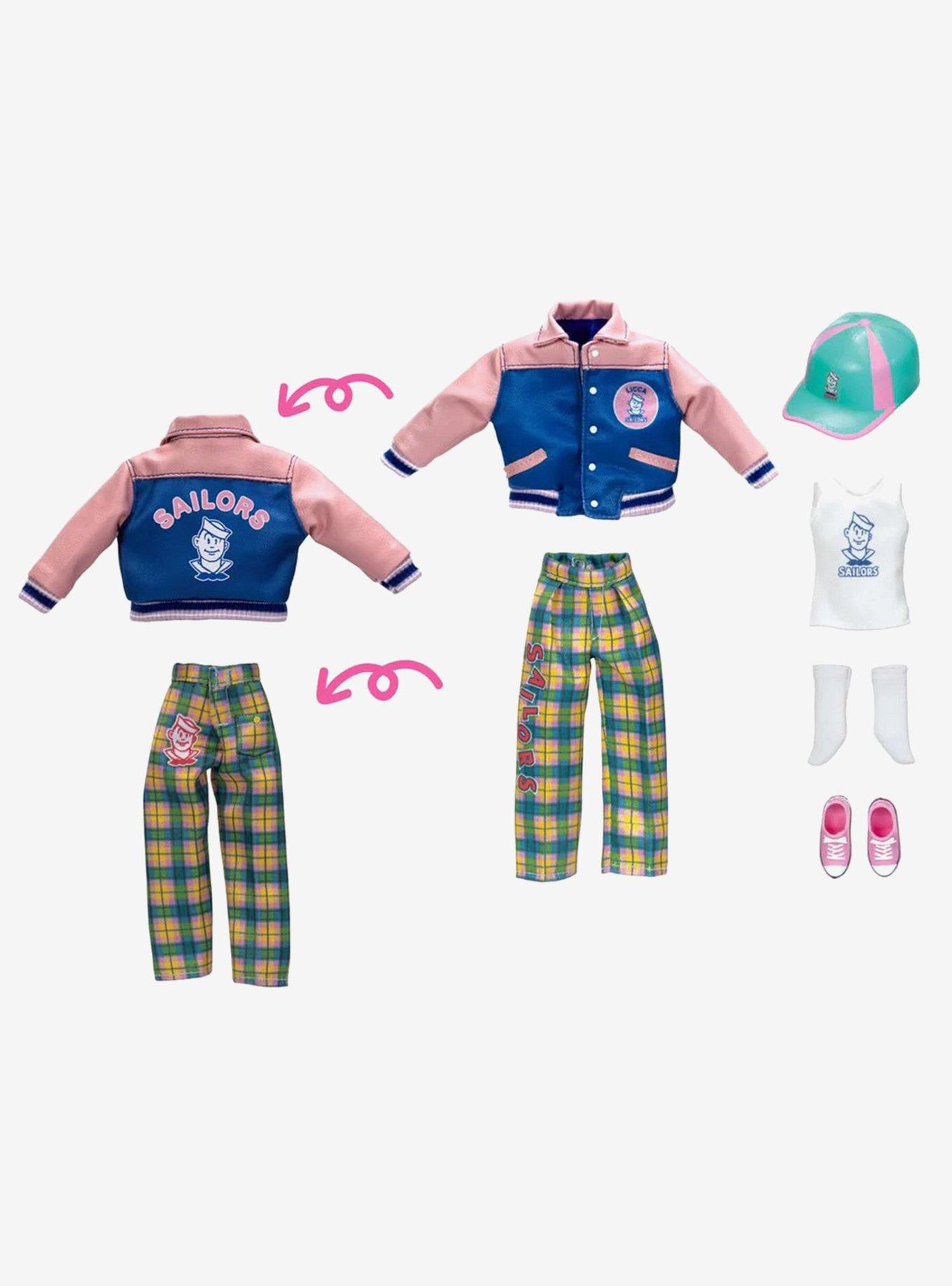 Licca Chan Retro Sailors Stadium Jacket Doll, , hi-res