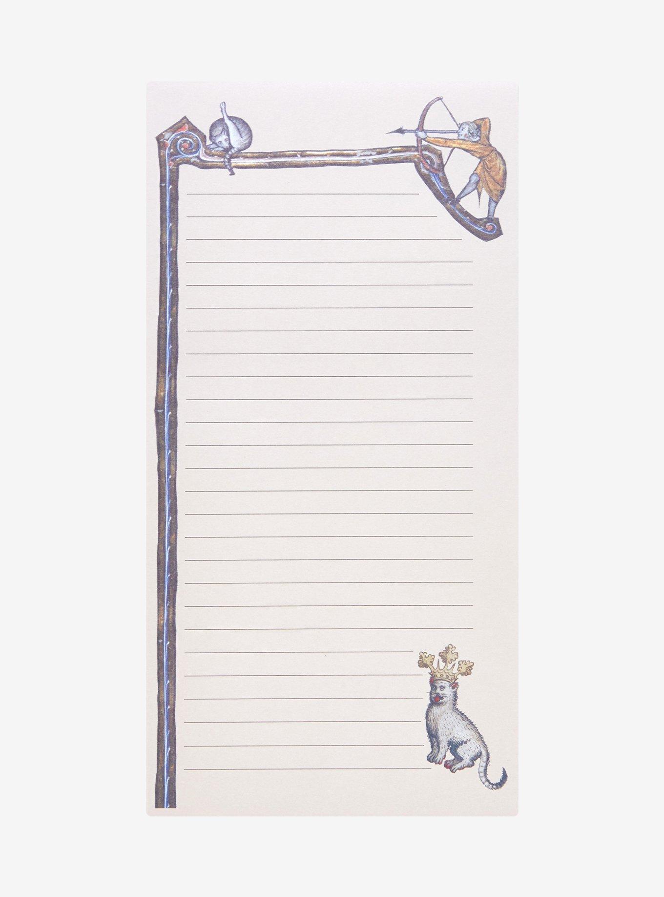 Medieval Cats Notepad, , alternate