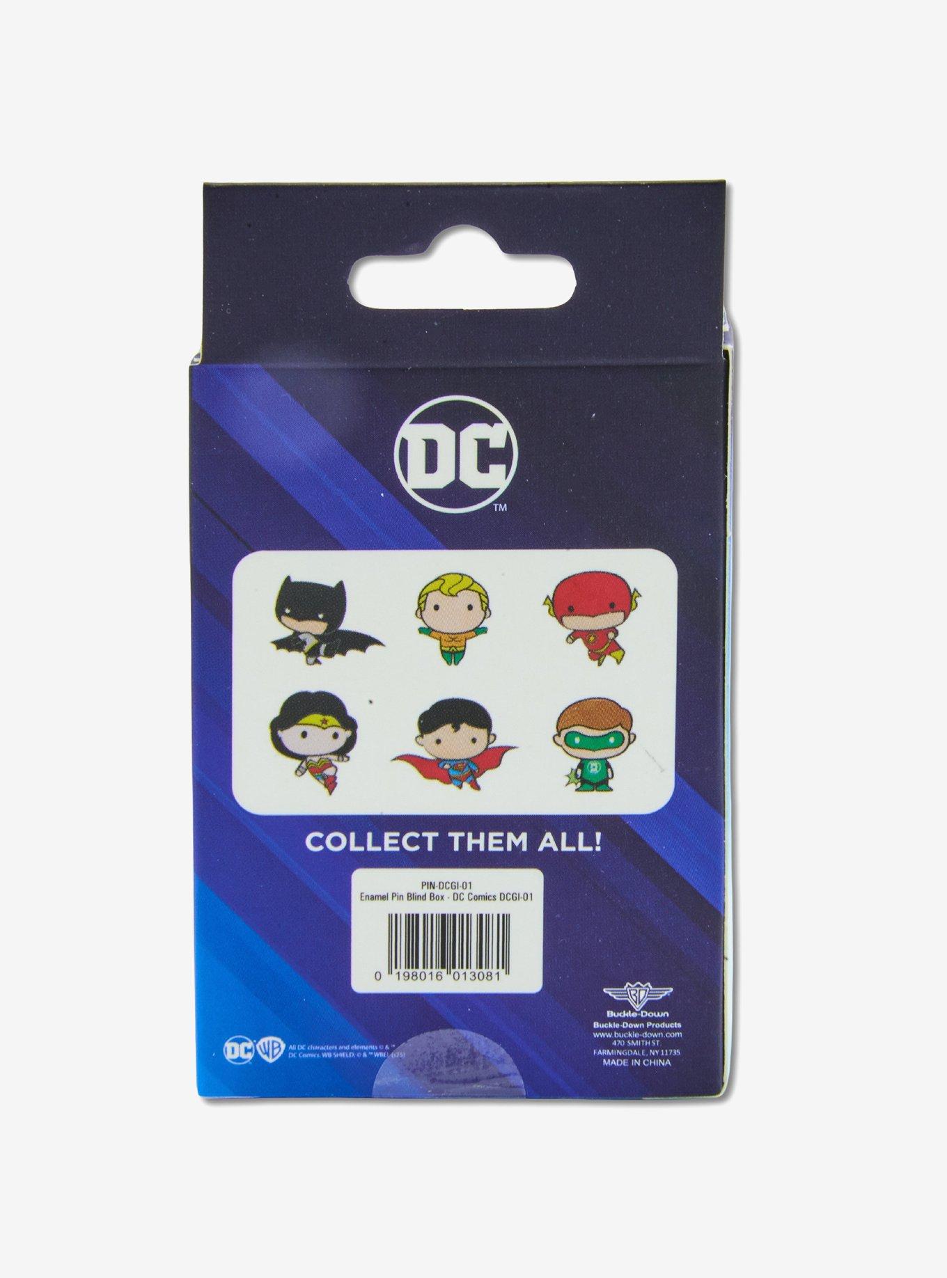 DC Comics Justice League Chibi Superheroes Mystery Enamel Pin Blind Box Series, , alternate