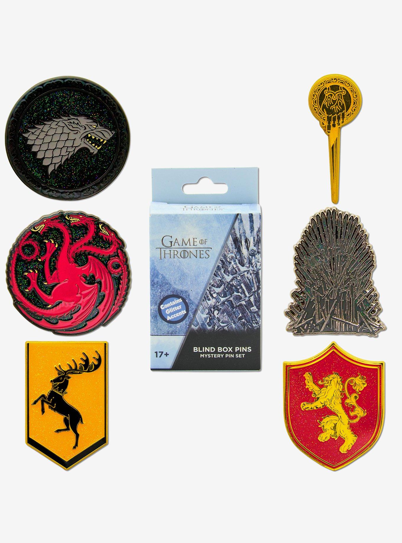 Game of Thrones Mystery Enamel Pin Blind Box Series 2 Pack, , hi-res