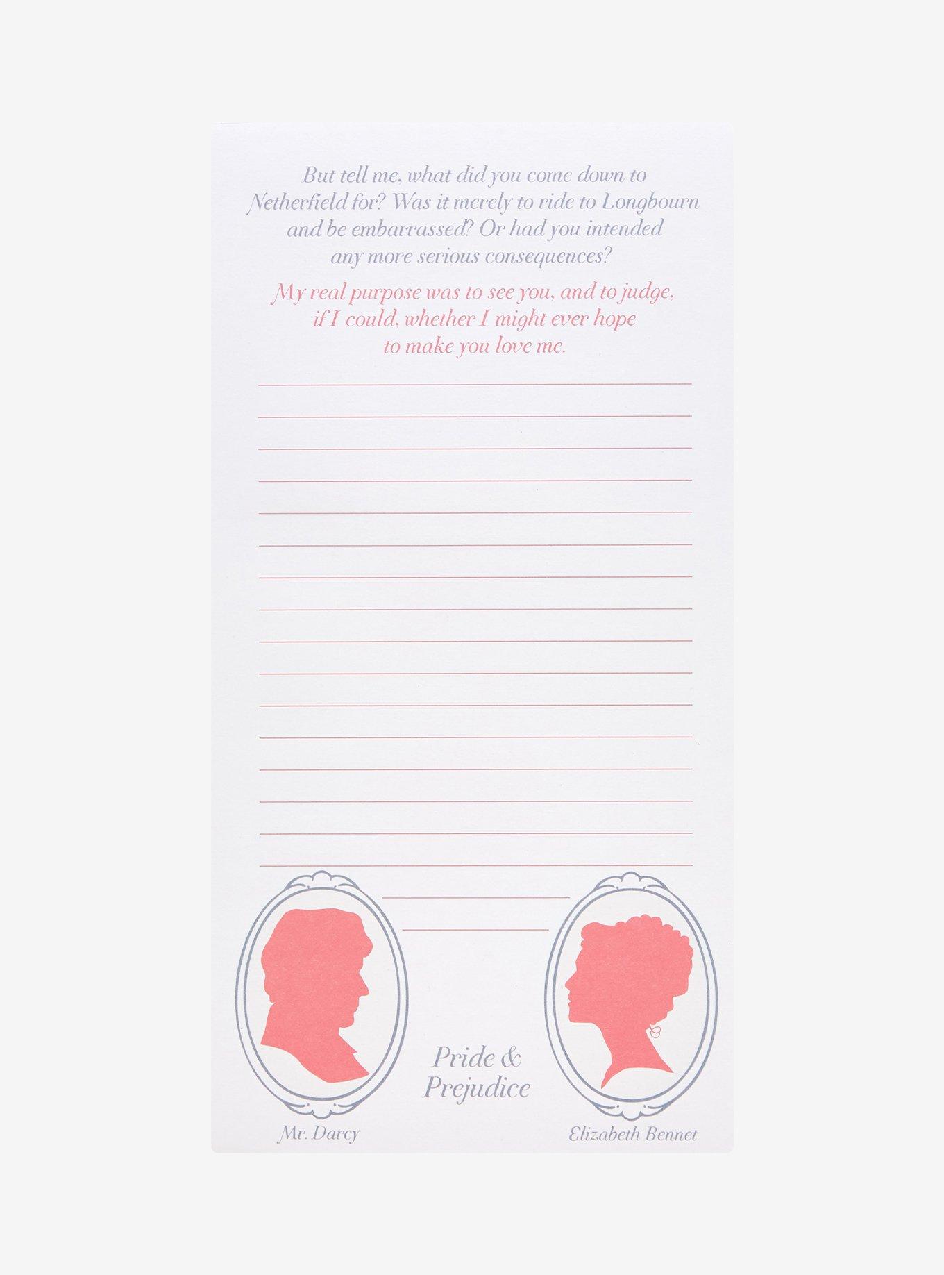 Jane Austen Lovers Notepad, , hi-res