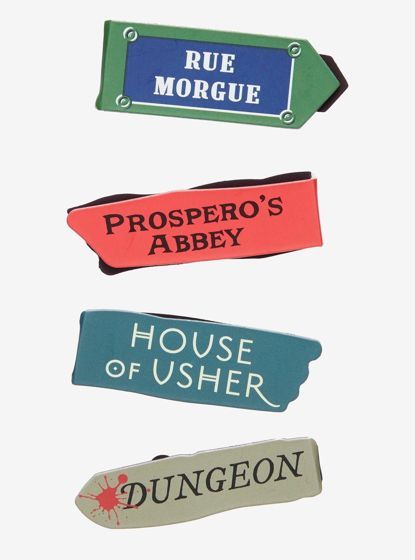 Literary Places Edgar Allen Poe Magnetic Bookmark Set, , hi-res