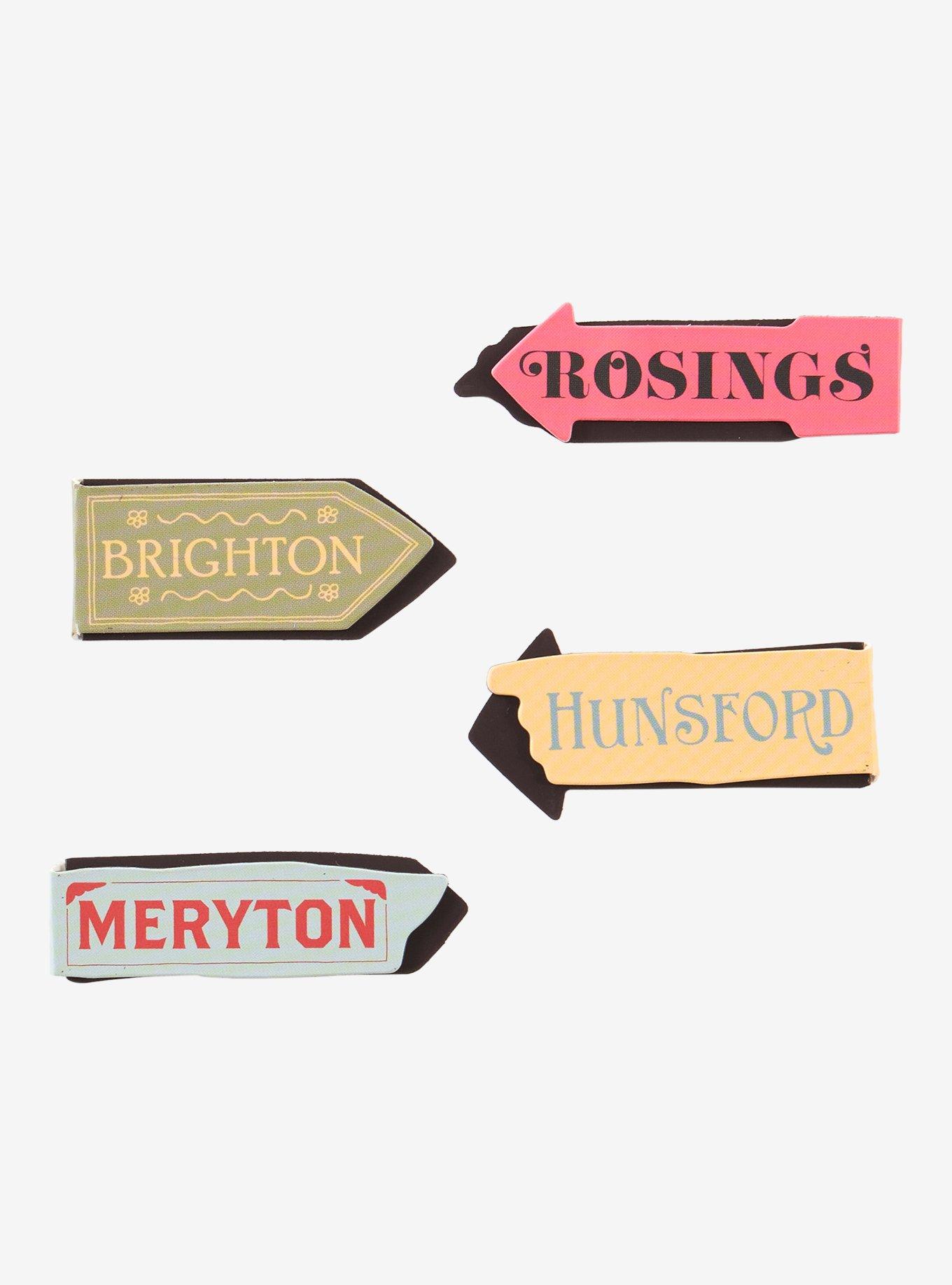 Literary Places Jane Austen's Pride And Prejudice Magnetic Bookmark Set, , hi-res
