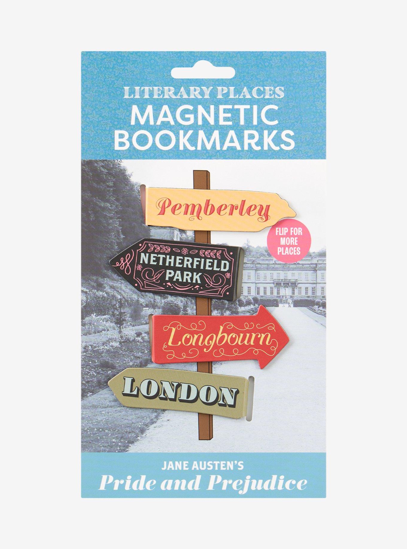Literary Places Jane Austen's Pride And Prejudice Magnetic Bookmark Set, , alternate - view 3