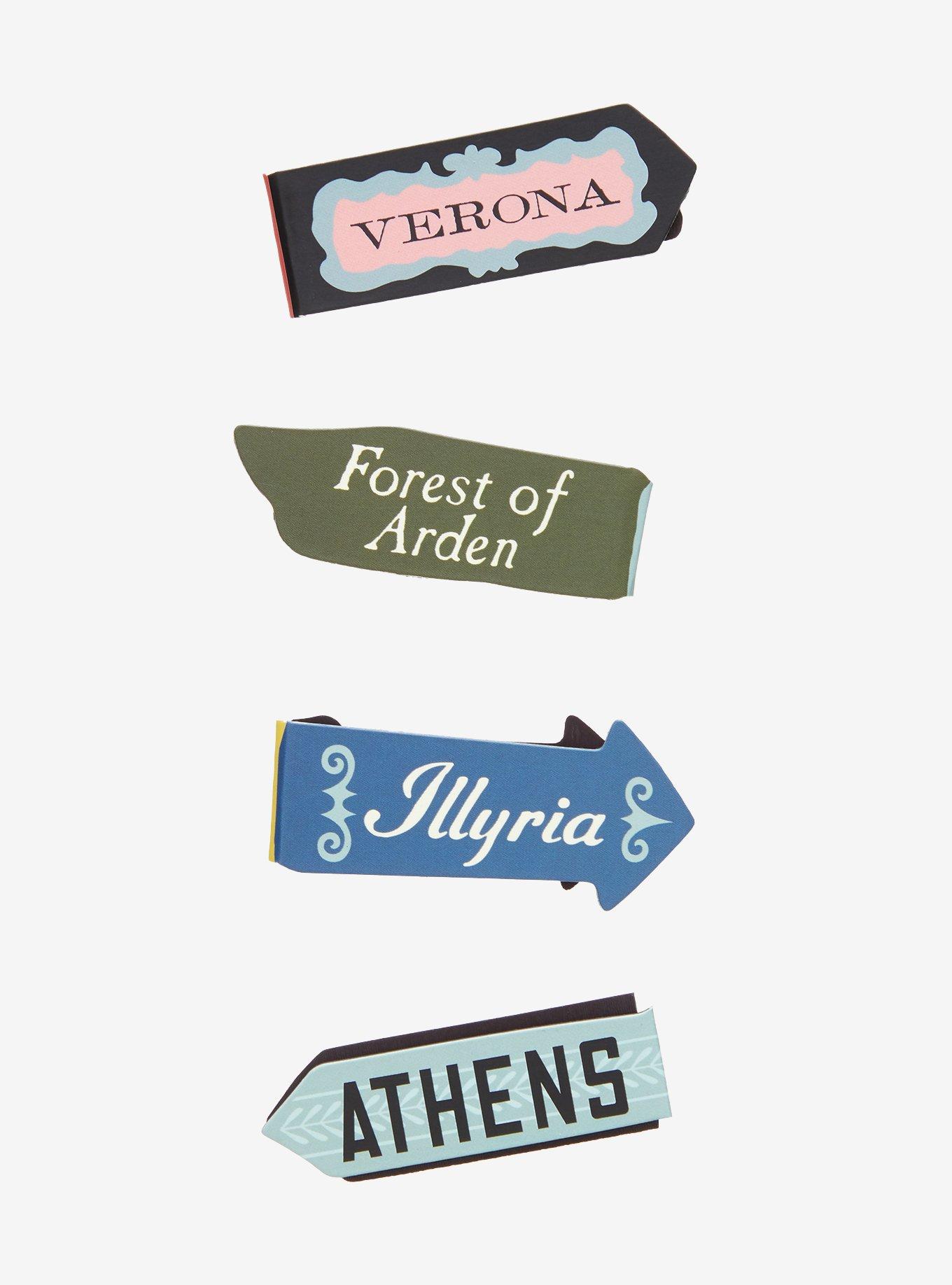 Shakespeare Magnetic Bookmark Set, , hi-res