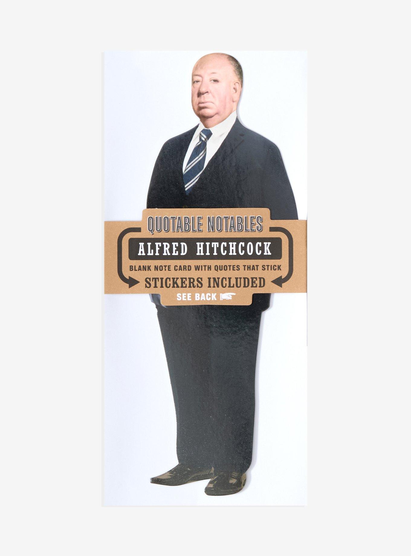 Quotable Notables Alfred Hitchcock Greeting Card & Sticker Sheet, , hi-res