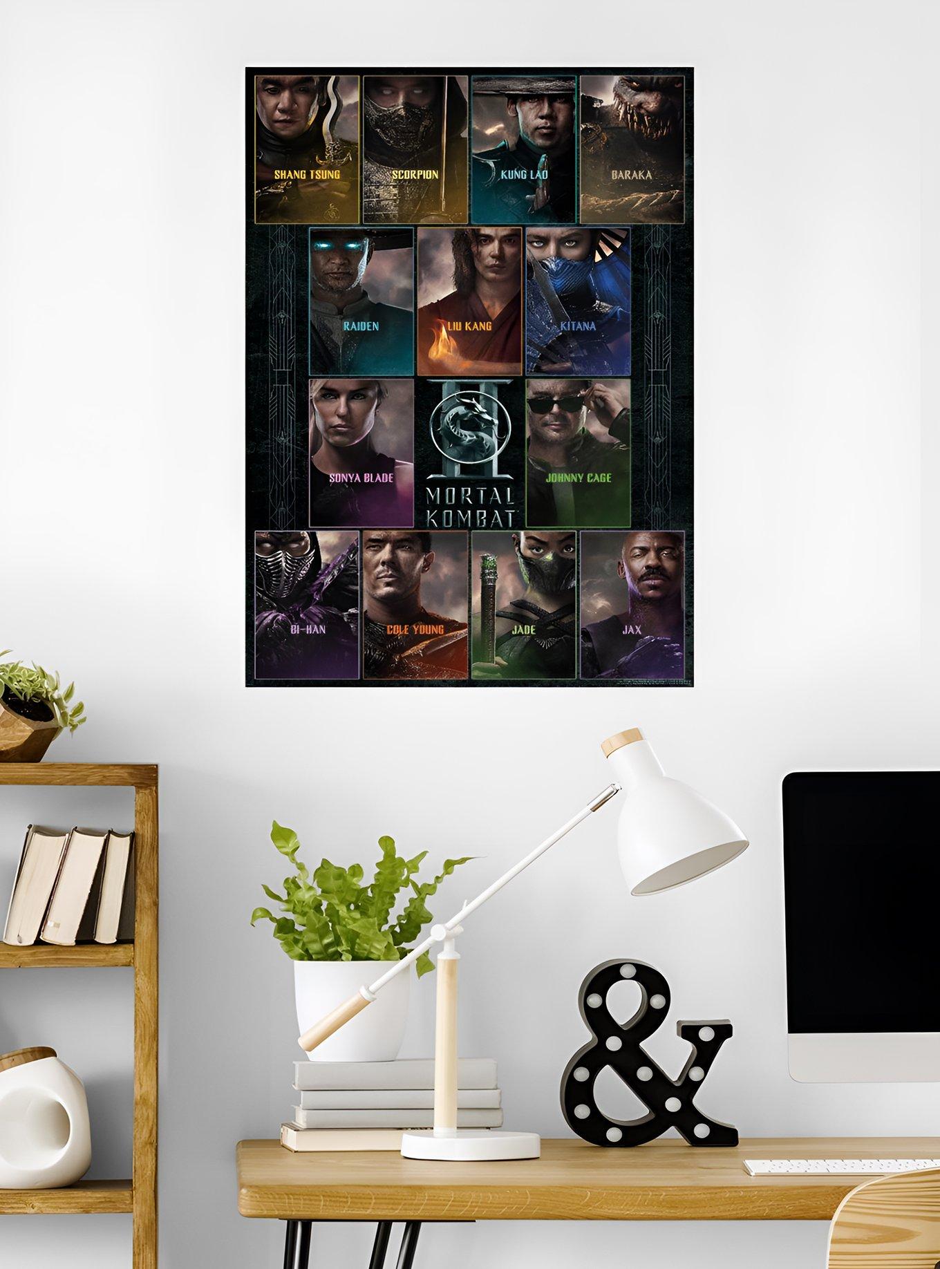 Mortal Kombat II Character Grid Poster, , hi-res