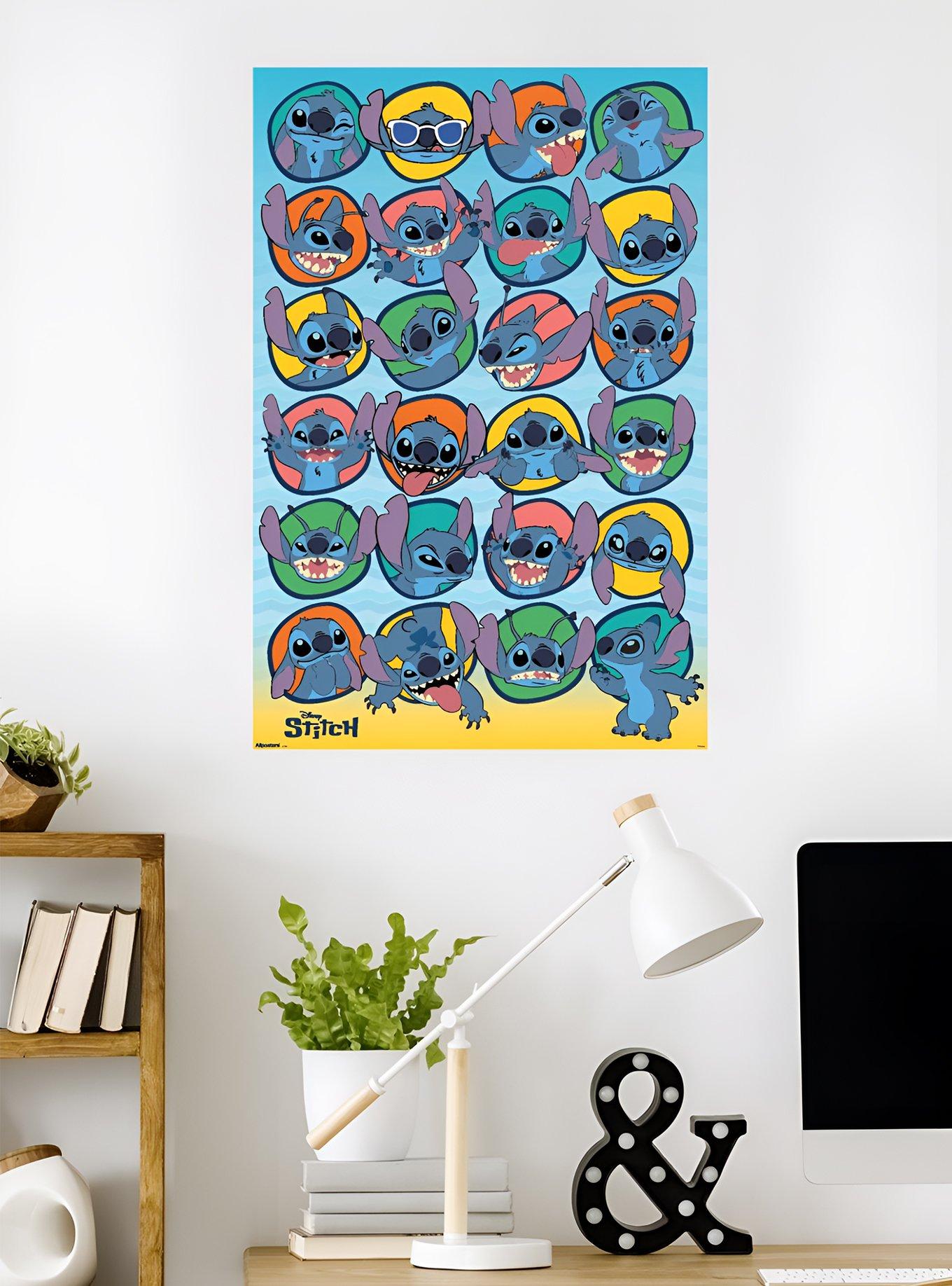 Disney Stitch Faces Poster, , hi-res