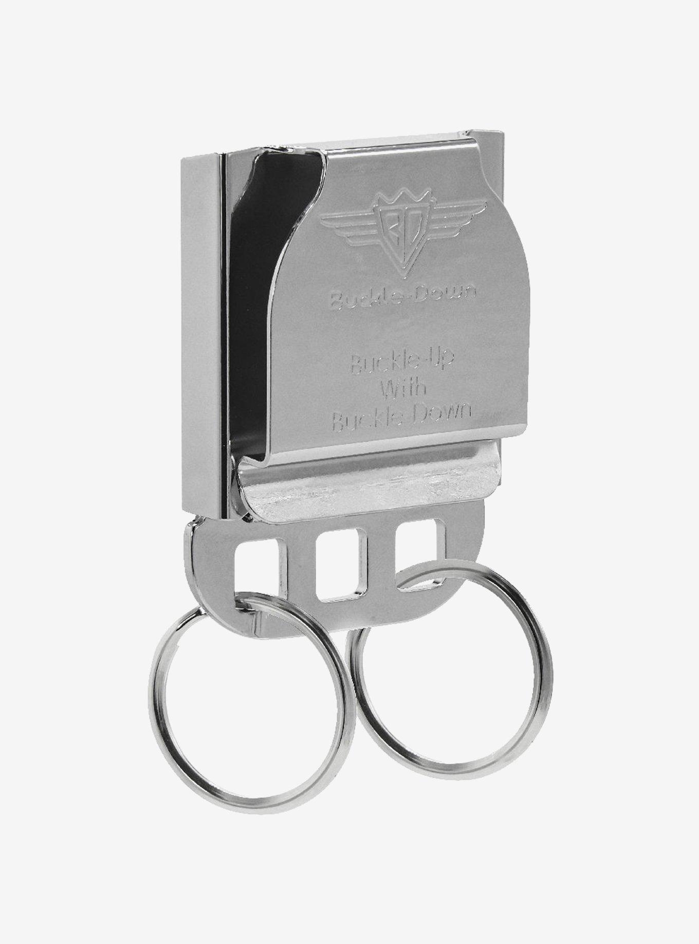 Invader Zim Face Close Up Seatbelt Buckle Keychain, , hi-res