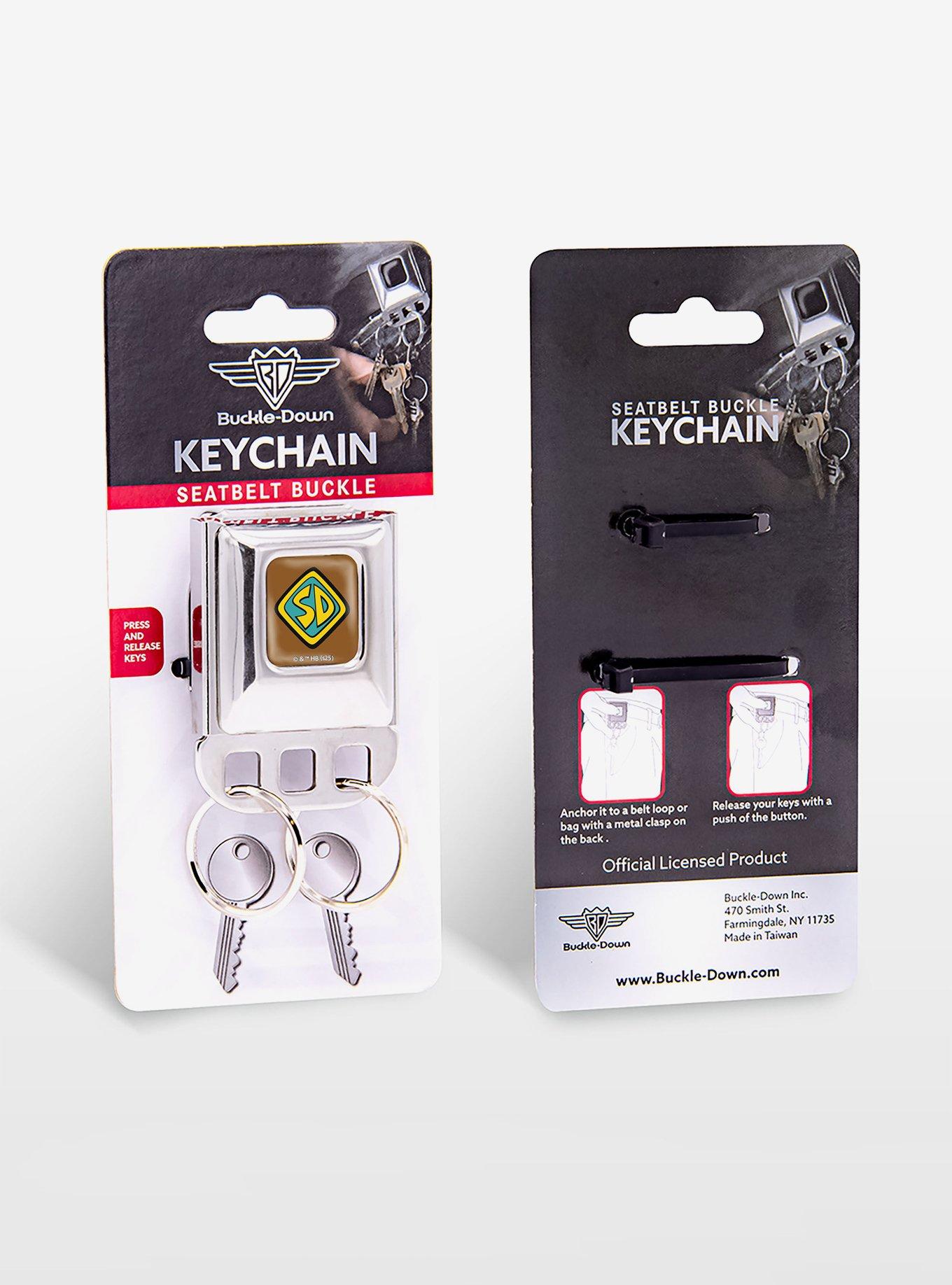 Scooby-Doo! SD Dog Tag Emblem Seatbelt Buckle Keychain, , alternate