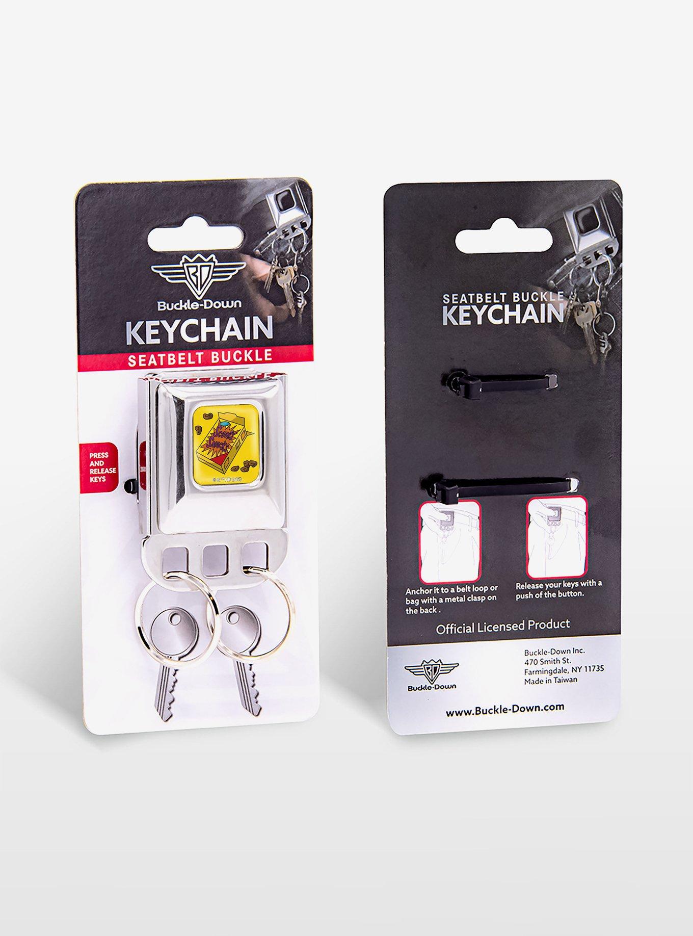 Scooby-Doo! Scooby Snacks Box Seatbelt Buckle Keychain, , alternate