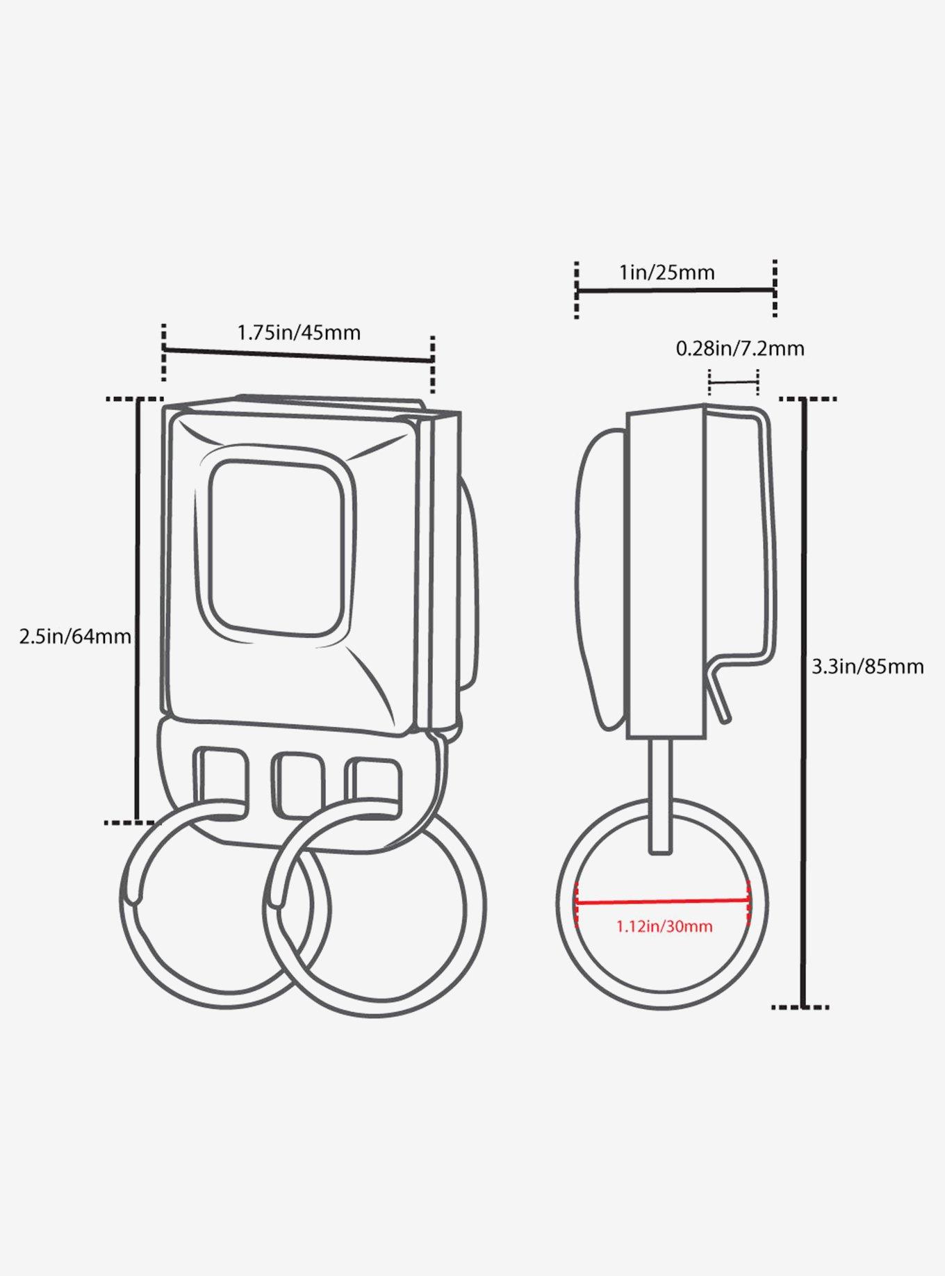 South Park Kenny McCormick Face Close Up Seatbelt Buckle Keychain, , alternate