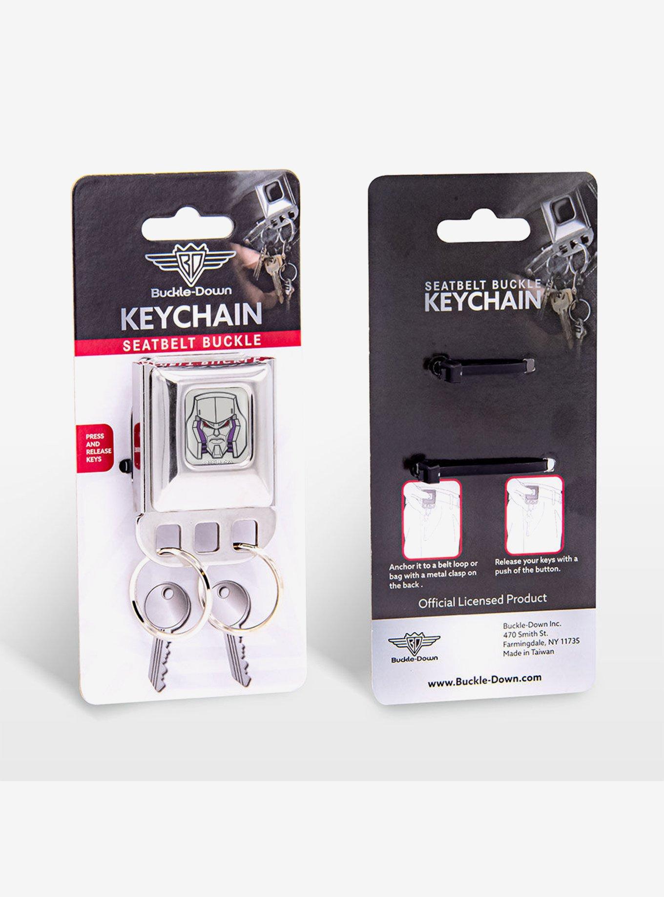 Transformers Megatron Face Seatbelt Buckle Keychain, , alternate