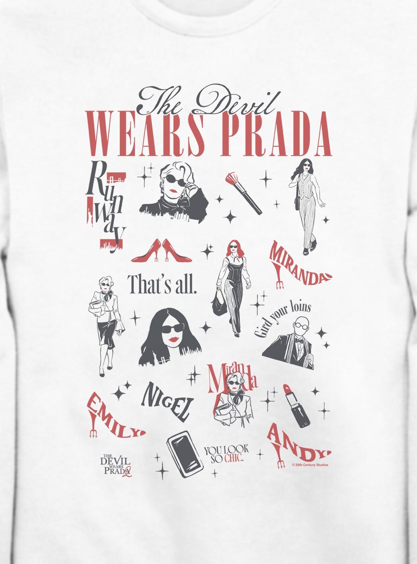 The Devil Wears Prada 2 Fashion Collage Sweatshirt, , hi-res