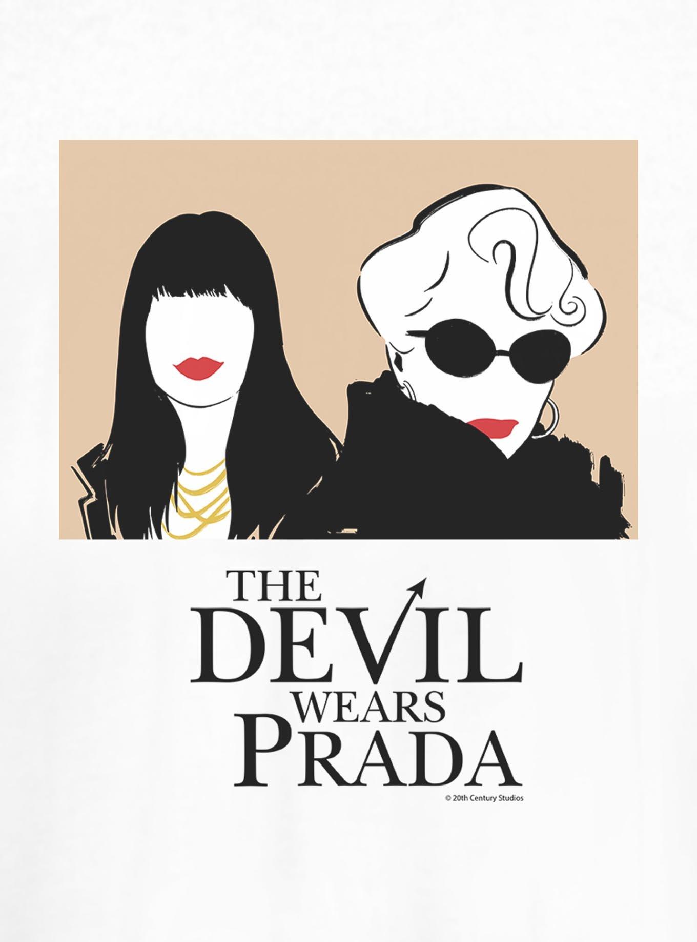 The Devil Wears Prada Miranda And Andrea Girls T-Shirt, WHITE, alternate