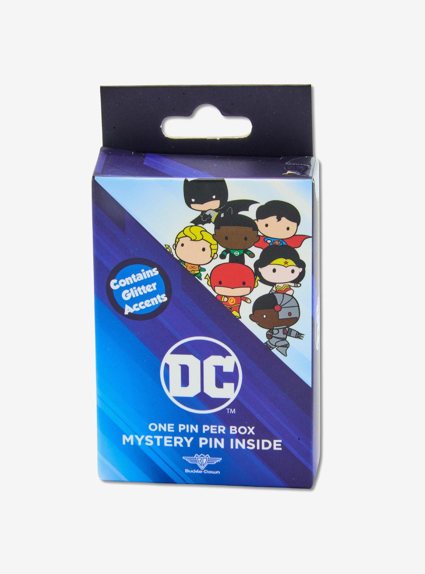 DC Comics Justice League Chibi Superheroes Mystery Enamel Pin Blind Box Series, , alternate