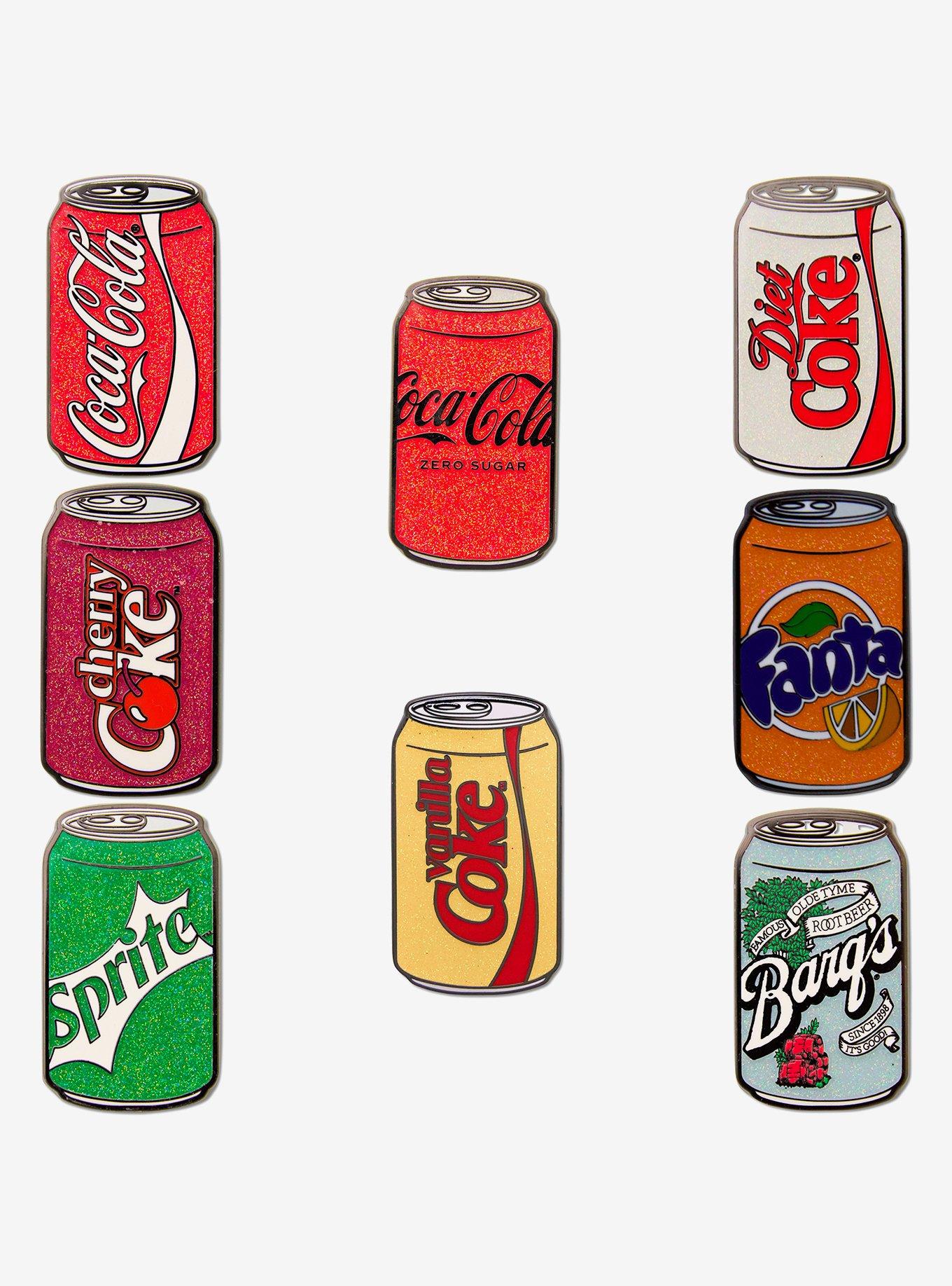 Coca-Cola Soft Drink Cans Mystery Enamel Pin Blind Box Series 2 Pack, , alternate