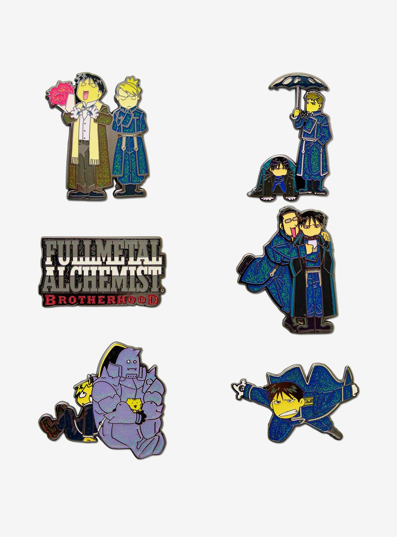 Fullmetal Alchemist Brotherhood Mystery Enamel Pin Blind Box Series 2 Pack, , alternate