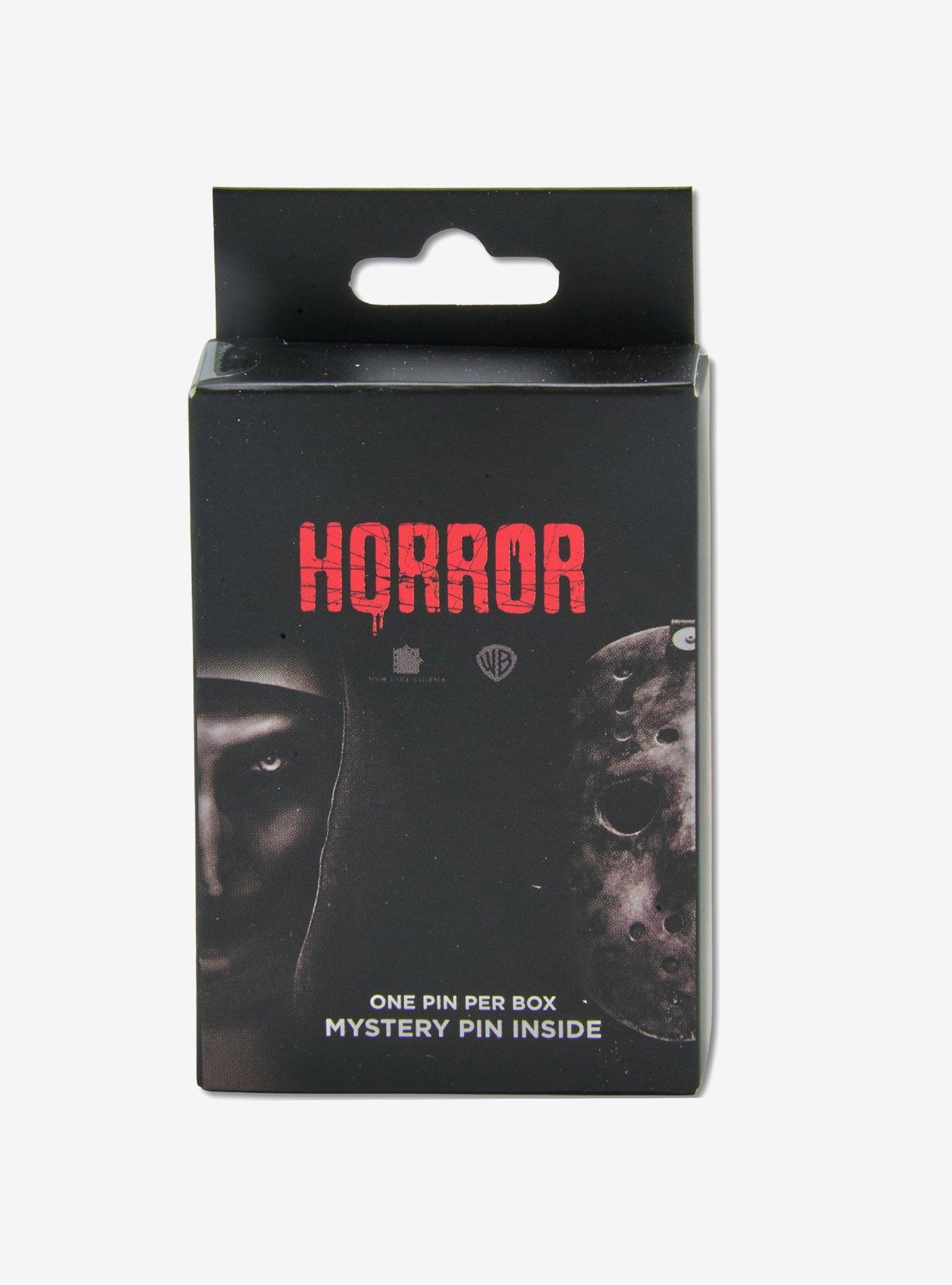 Warner Horror Movie Title Logos Mystery Enamel Pin Blind Box Series 2 Pack, , alternate