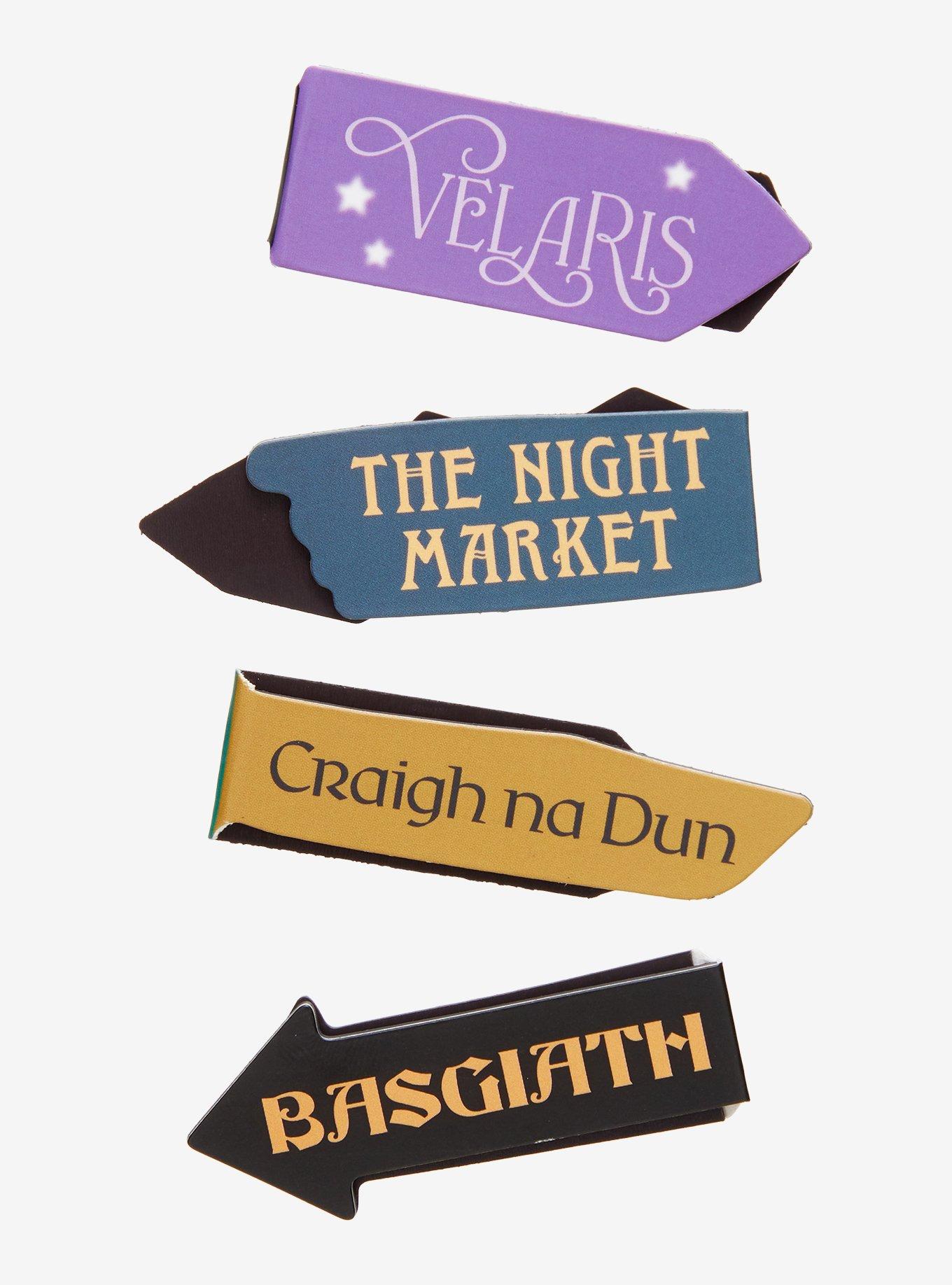 Literary Places Romantasy Magnetic Bookmark Set, , hi-res