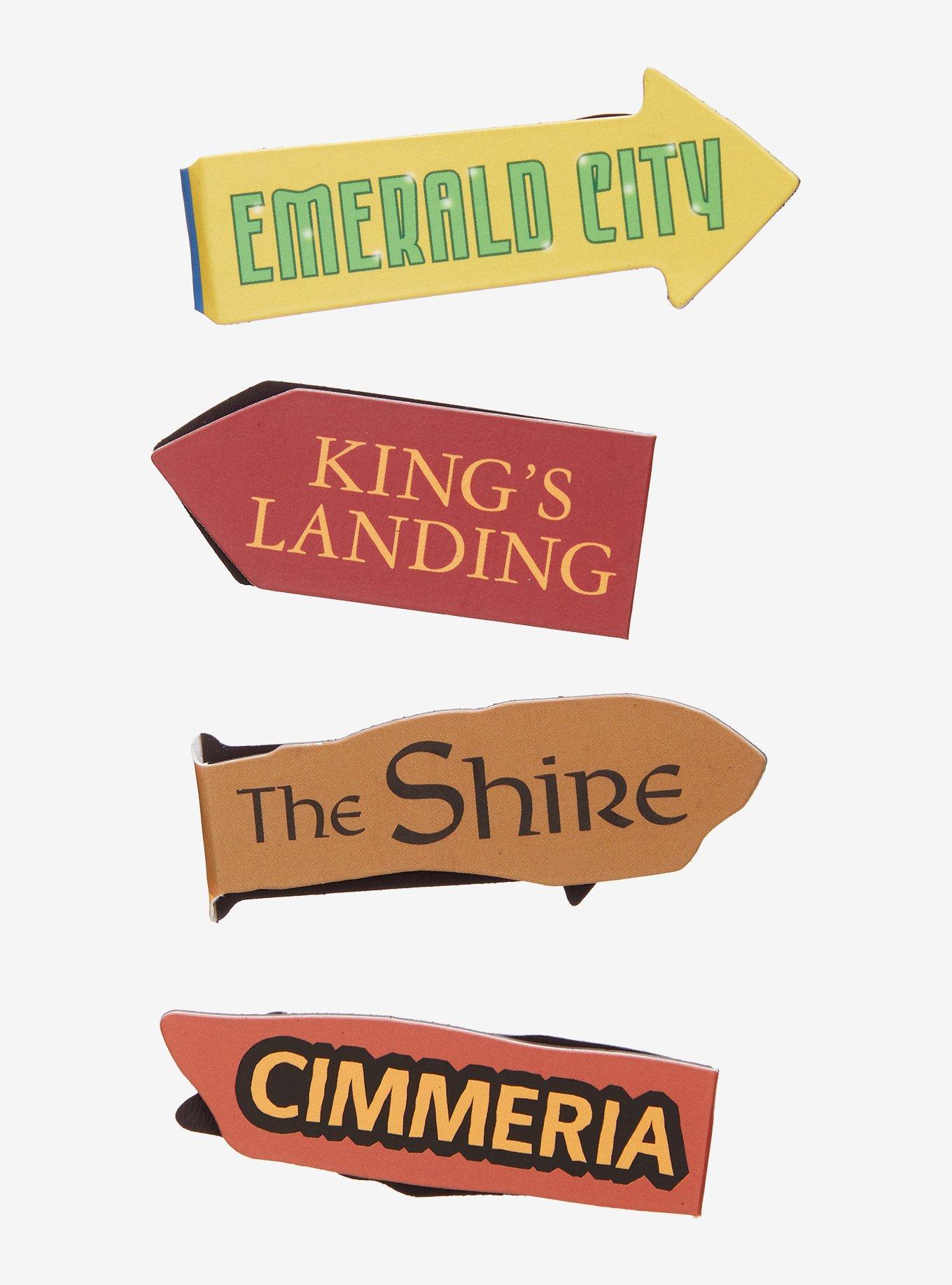 Literary Places Fantasy Magnetic Bookmark Set, , hi-res