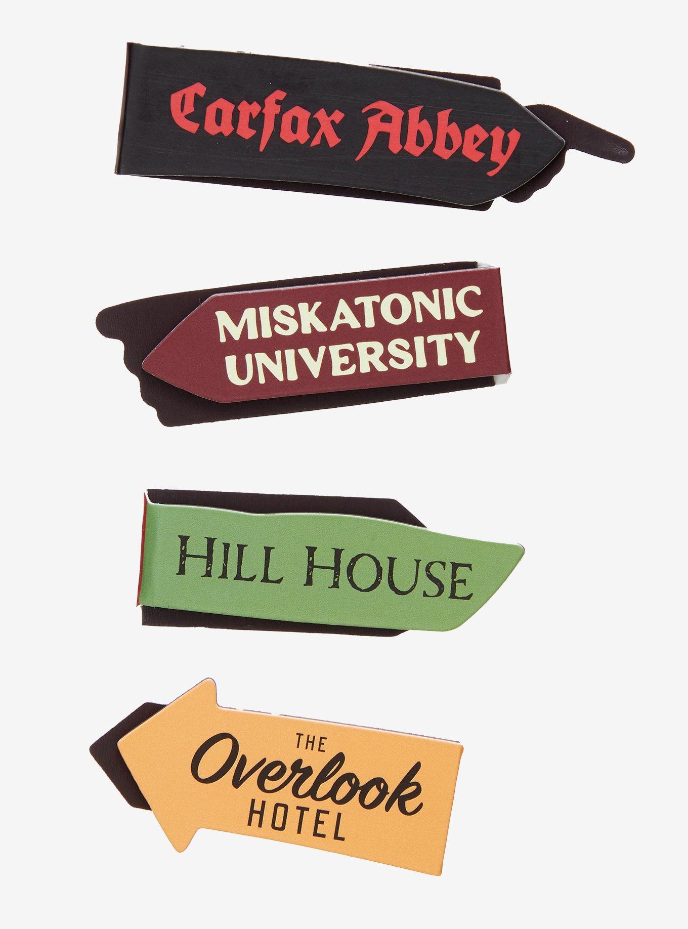 Literary Places Horror Magnetic Bookmark Set, , hi-res