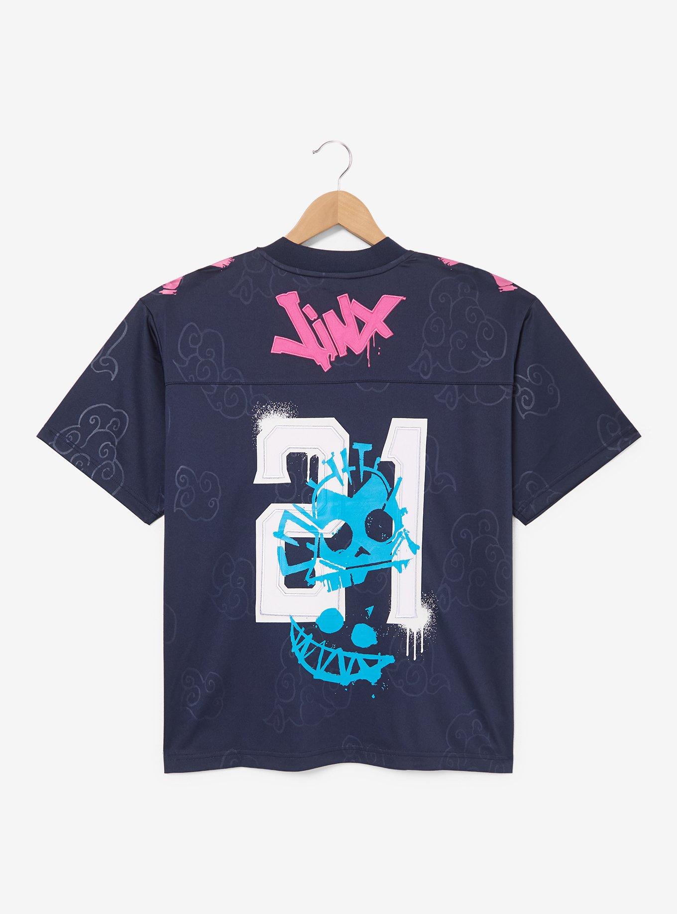 Arcane Jinx Football Jersey - BoxLunch Exclusive, BLACK, alternate - view 2